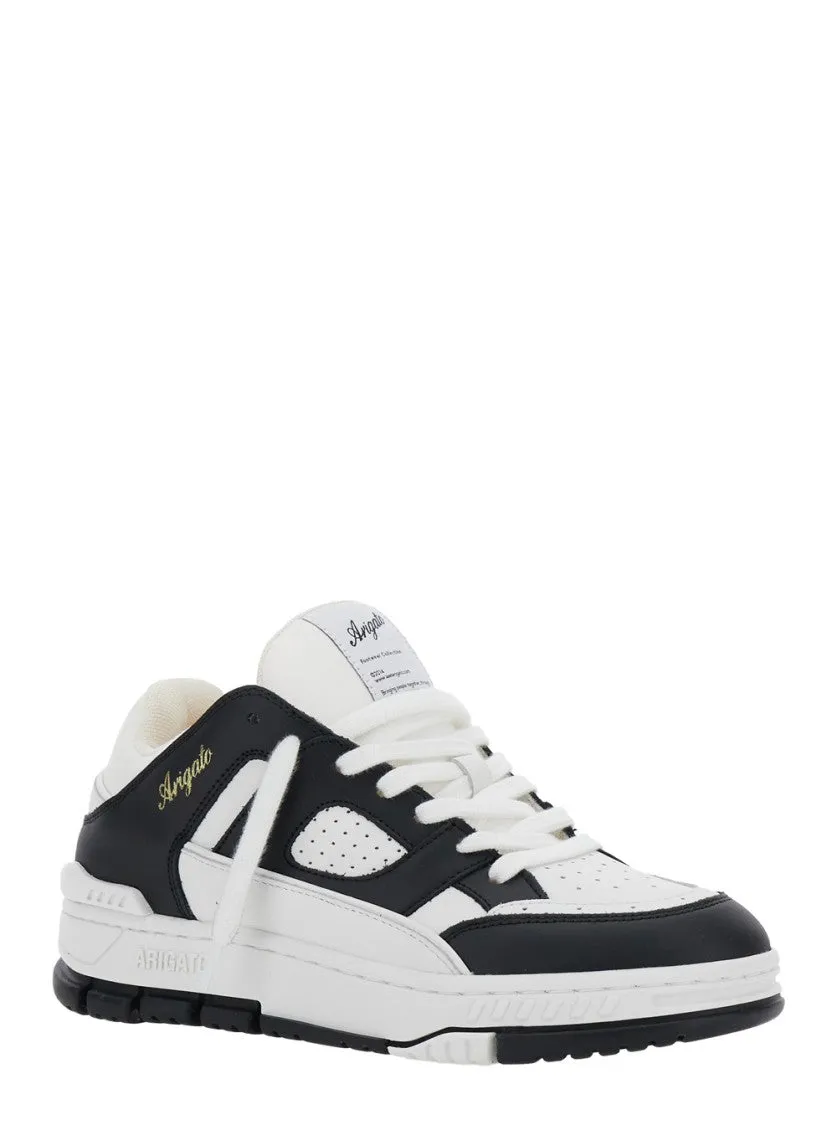 Area Lo' Black And White Low Top Sneakers