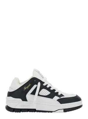 Area Lo' Black And White Low Top Sneakers