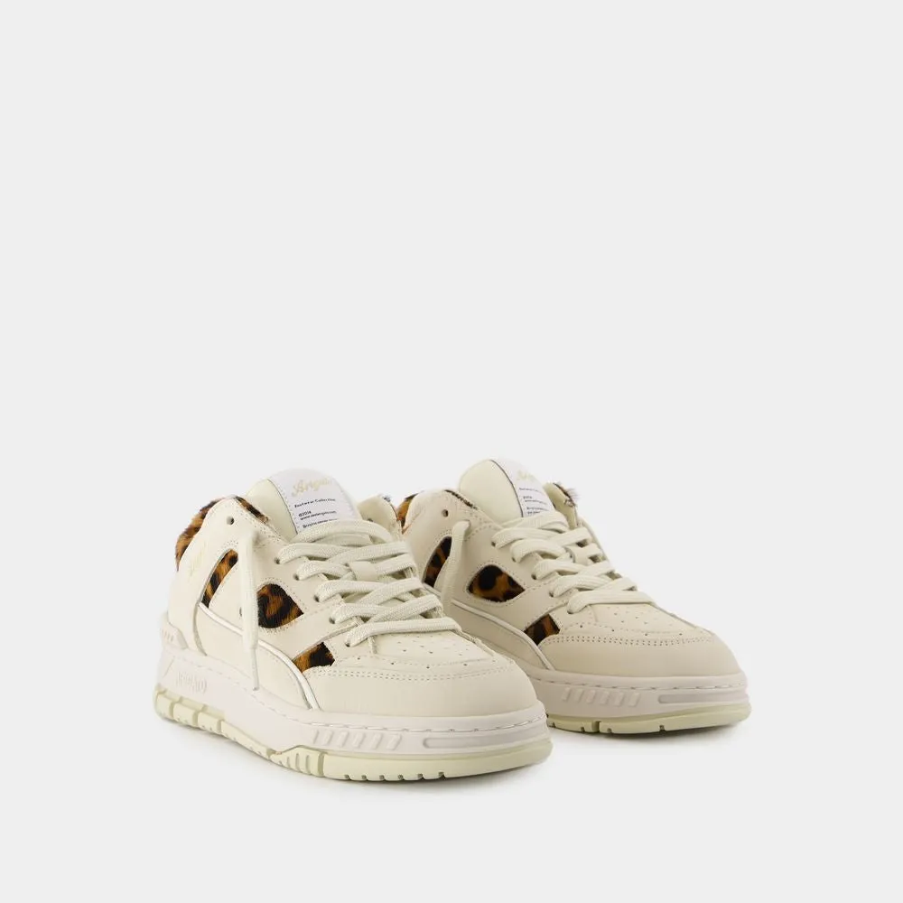 Area Lo Sneakers - Leather - Beige