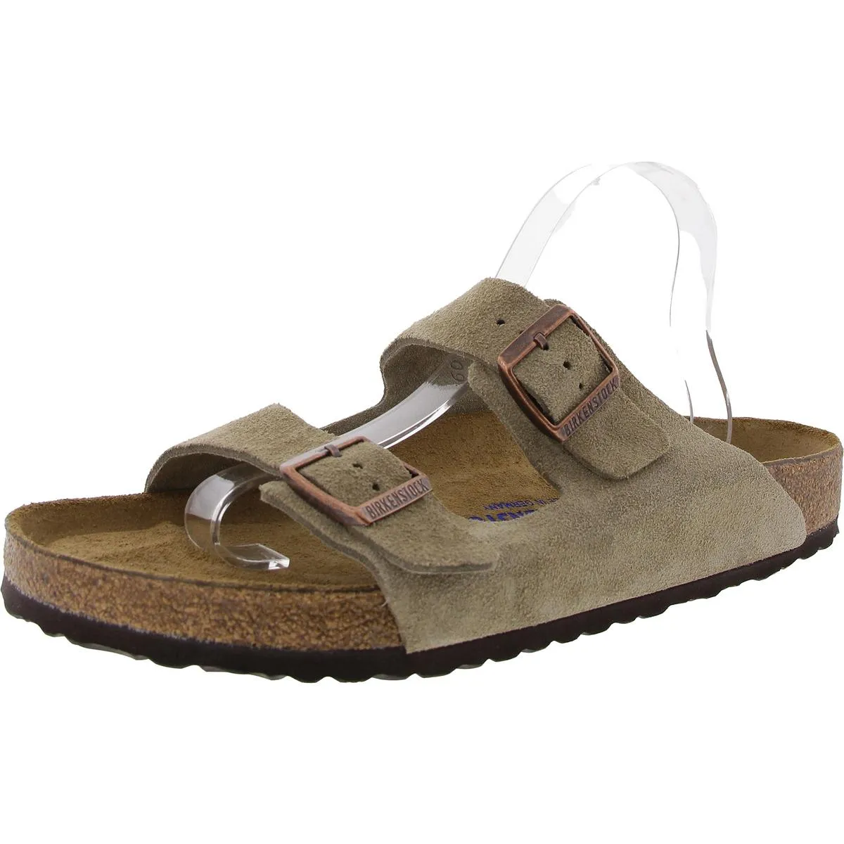 Arizona BS Mens Buckle Suede Slide Sandals