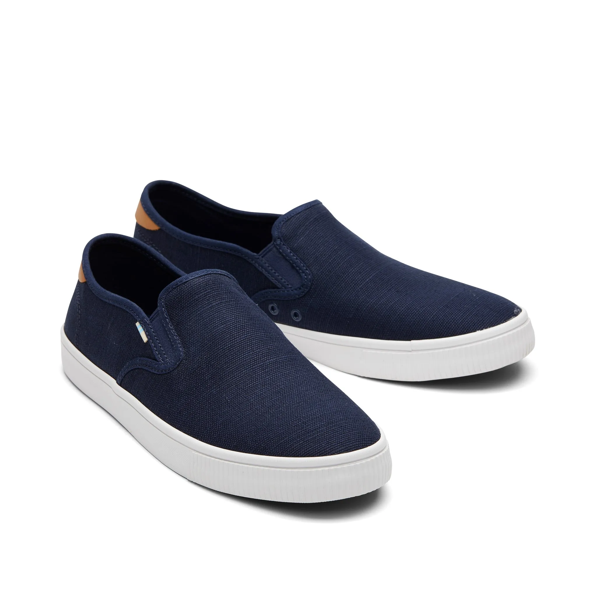 Baja Navy Heritage Canvas Slip On Sneaker