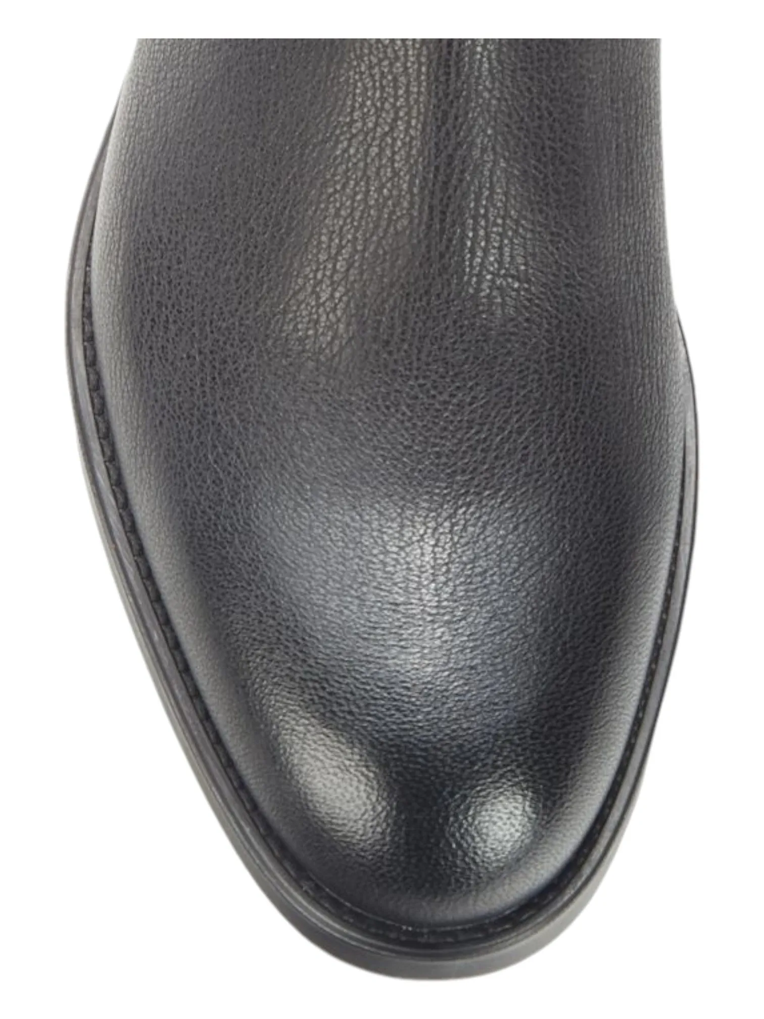 Bally Alan 6230181 Men's Black Goat Grained Leather Chelsea Boots