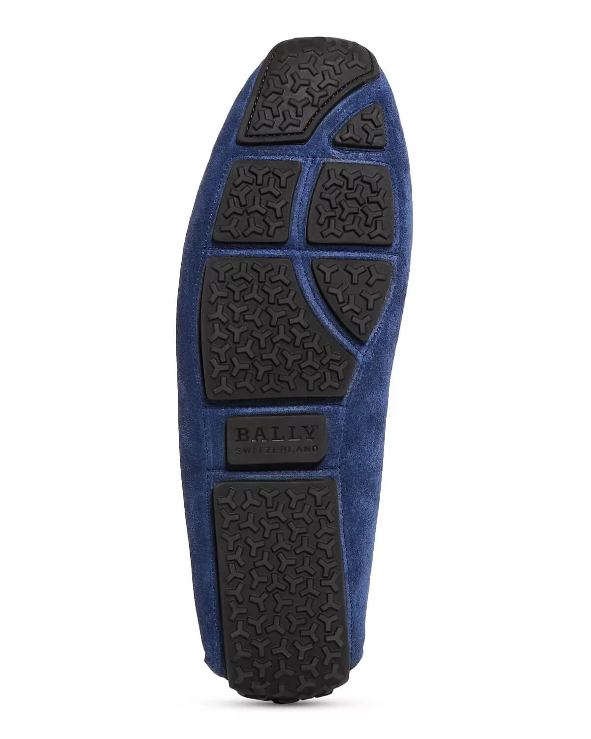 Bally Pindar Men's 6231346 Blue Leather Suede Drivers