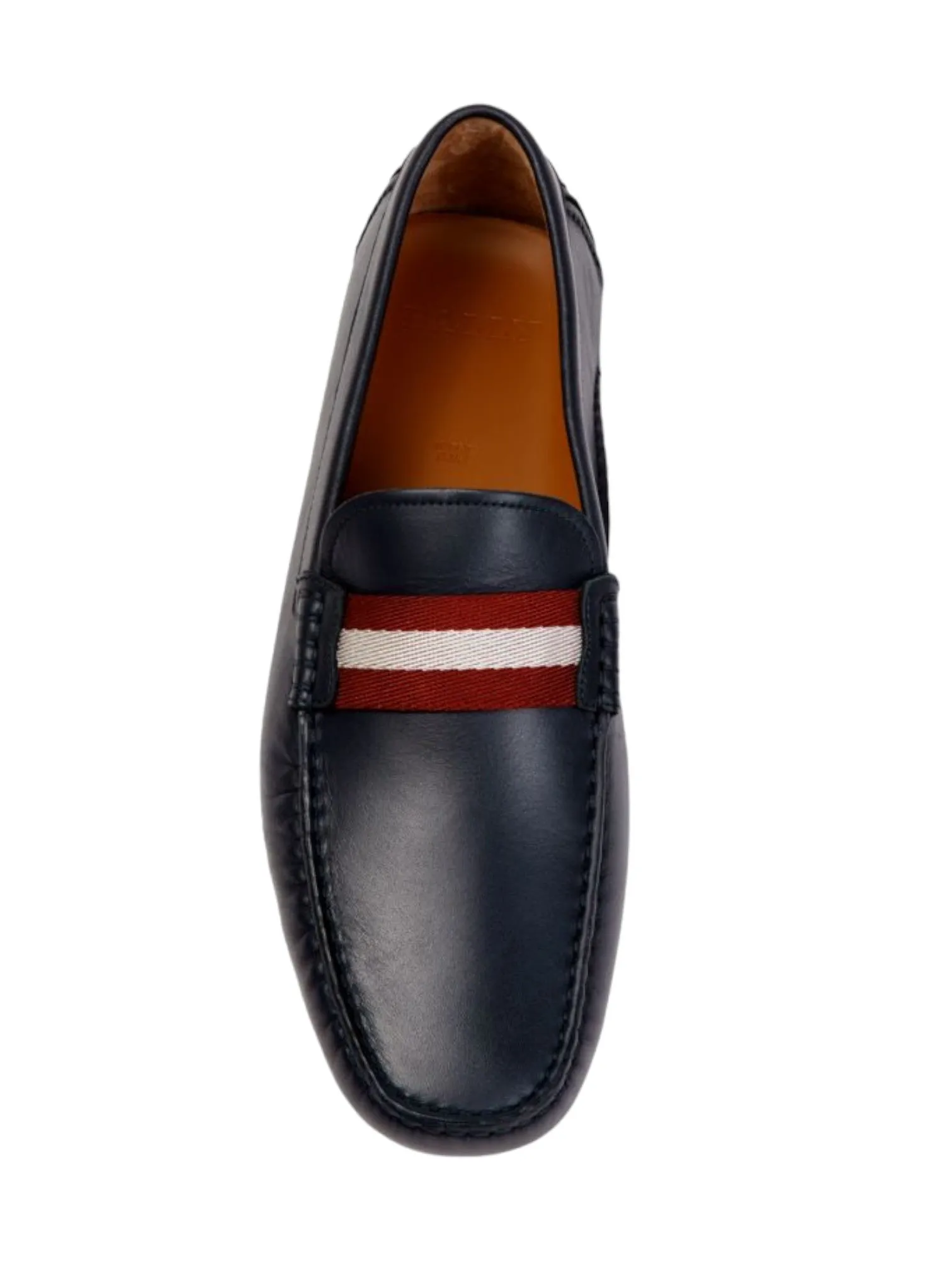 Bally Waltec Men's 6198385 Navy Blue Leather Loafer