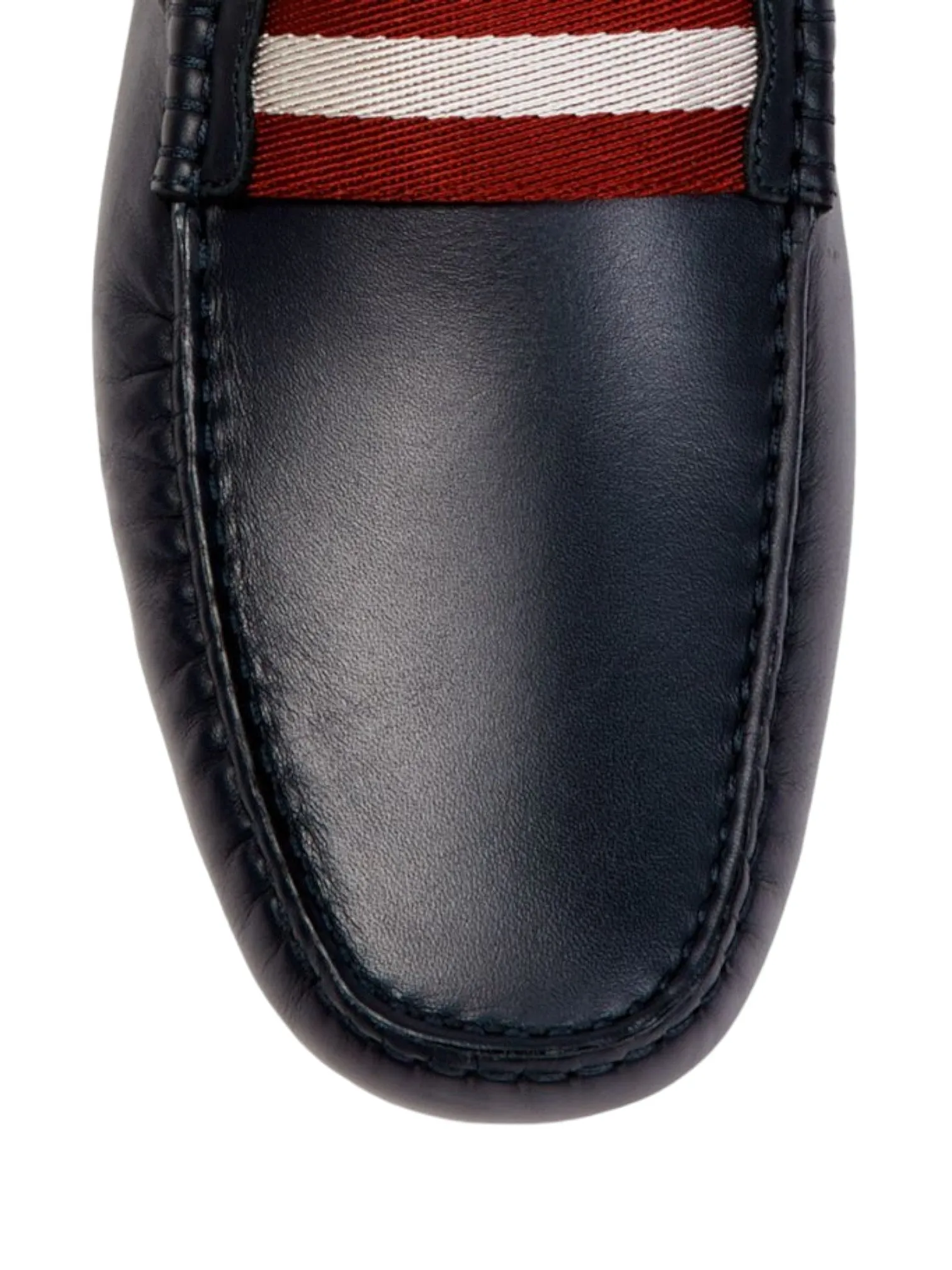 Bally Waltec Men's 6198385 Navy Blue Leather Loafer