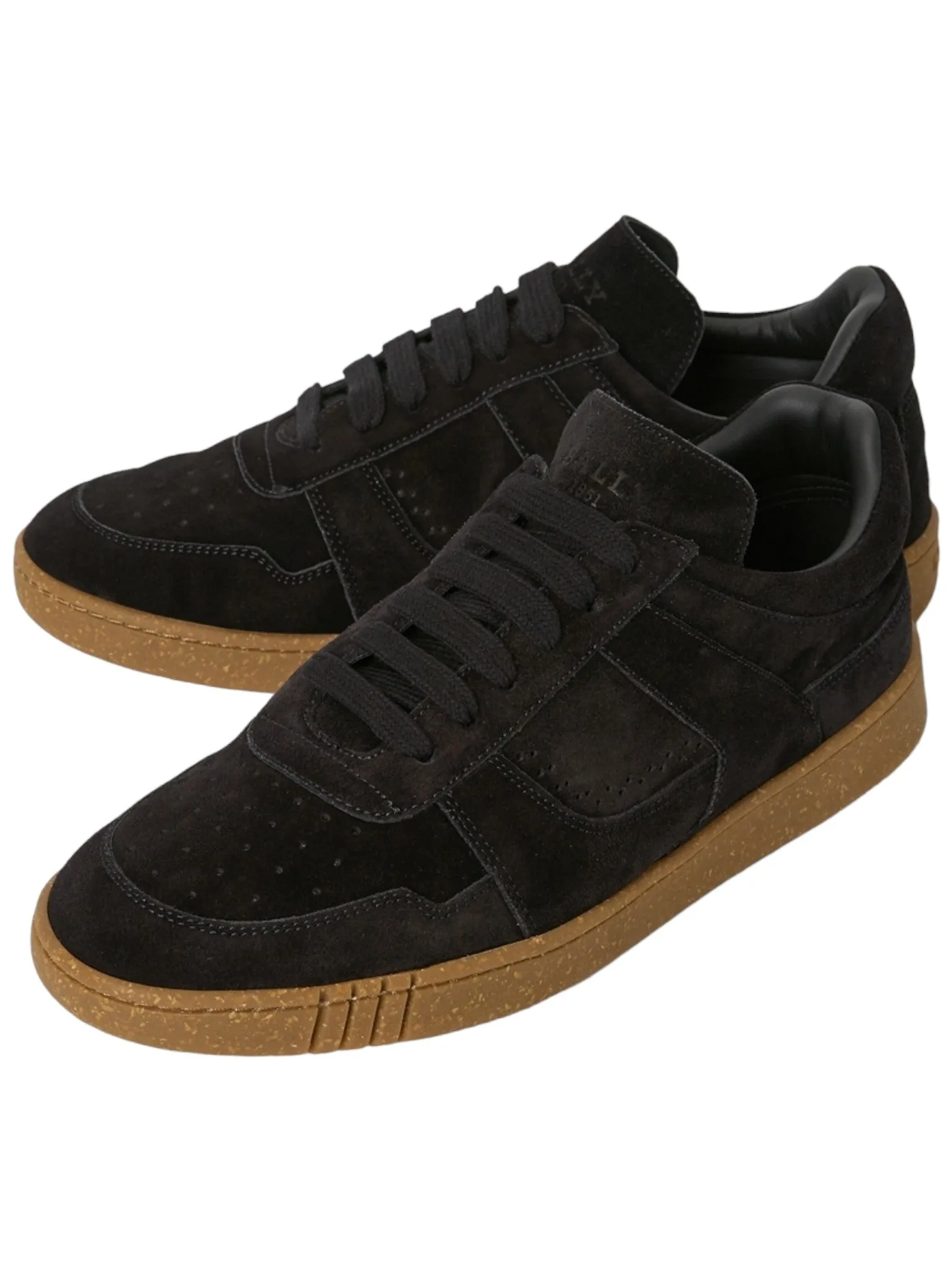 Bally Weky Men's 6303320 Black Suede Sneakers