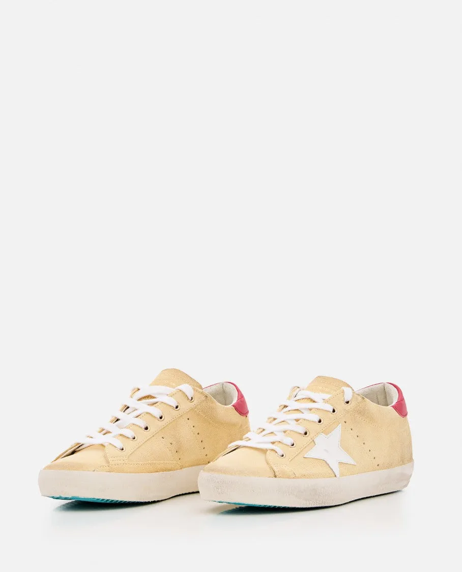 Beige Super Star Lace-Up Sneakers