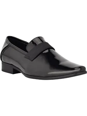 Bernard Mens Patent Leather Square Toe Oxfords