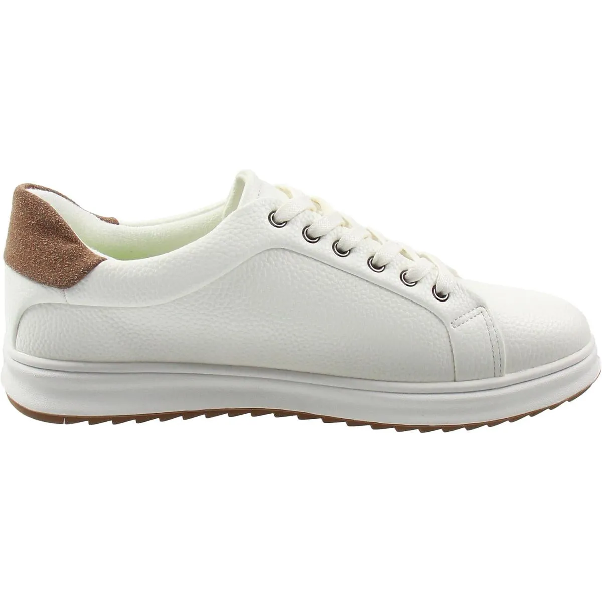 BHFO Mens Lace-Up Manmade Casual And Fashion Sneakers