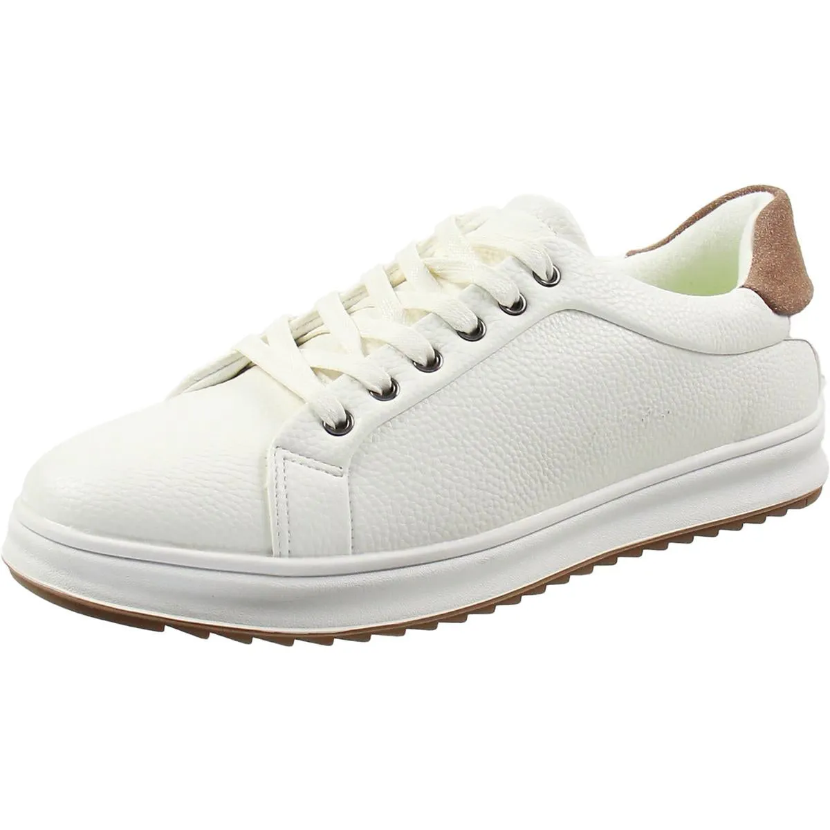 BHFO Mens Lace-Up Manmade Casual And Fashion Sneakers