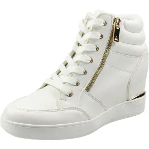 BHFO Mens Zipper Manmade High-Top Sneakers