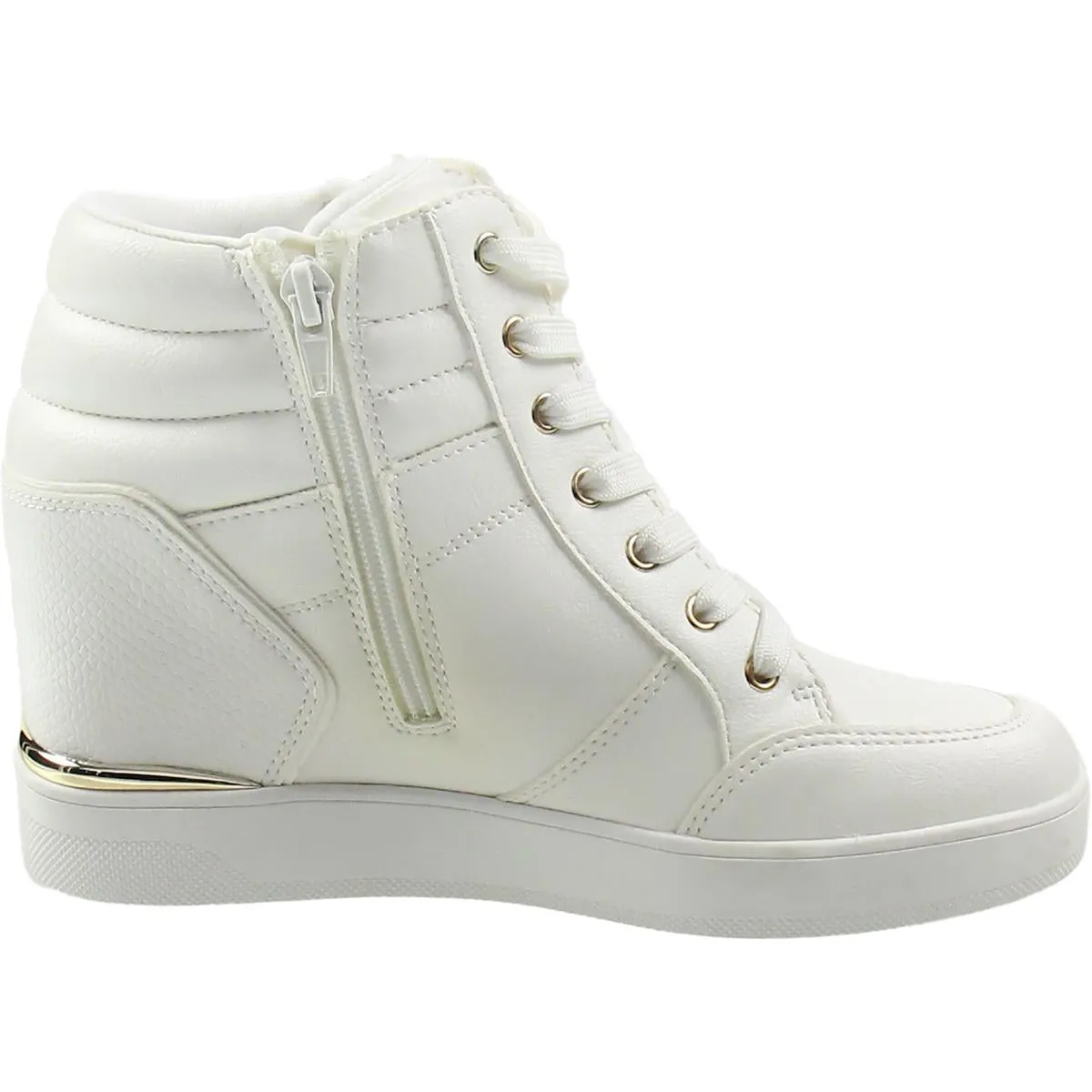 BHFO Mens Zipper Manmade High-Top Sneakers