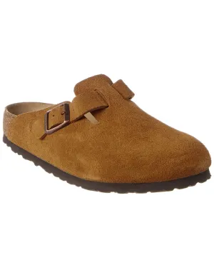 Birkenstock Boston Soft Footbed Suede Leather Clog
