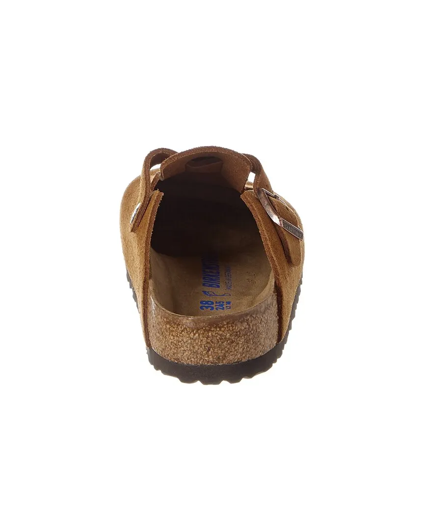Birkenstock Boston Soft Footbed Suede Leather Clog