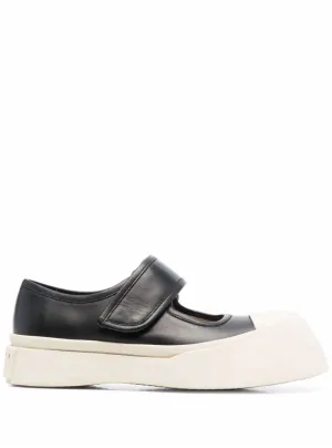 Black Calf Leather Sneakers