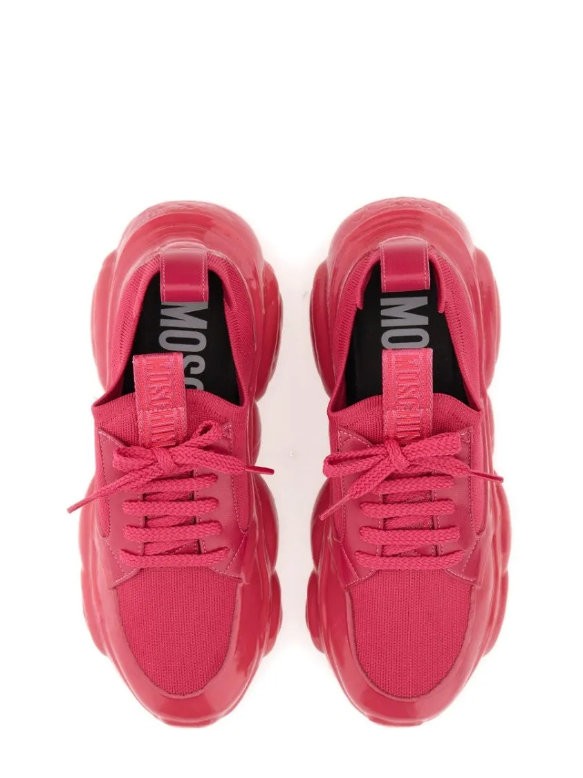 Chunky Sole Sneakers With Logo Detail