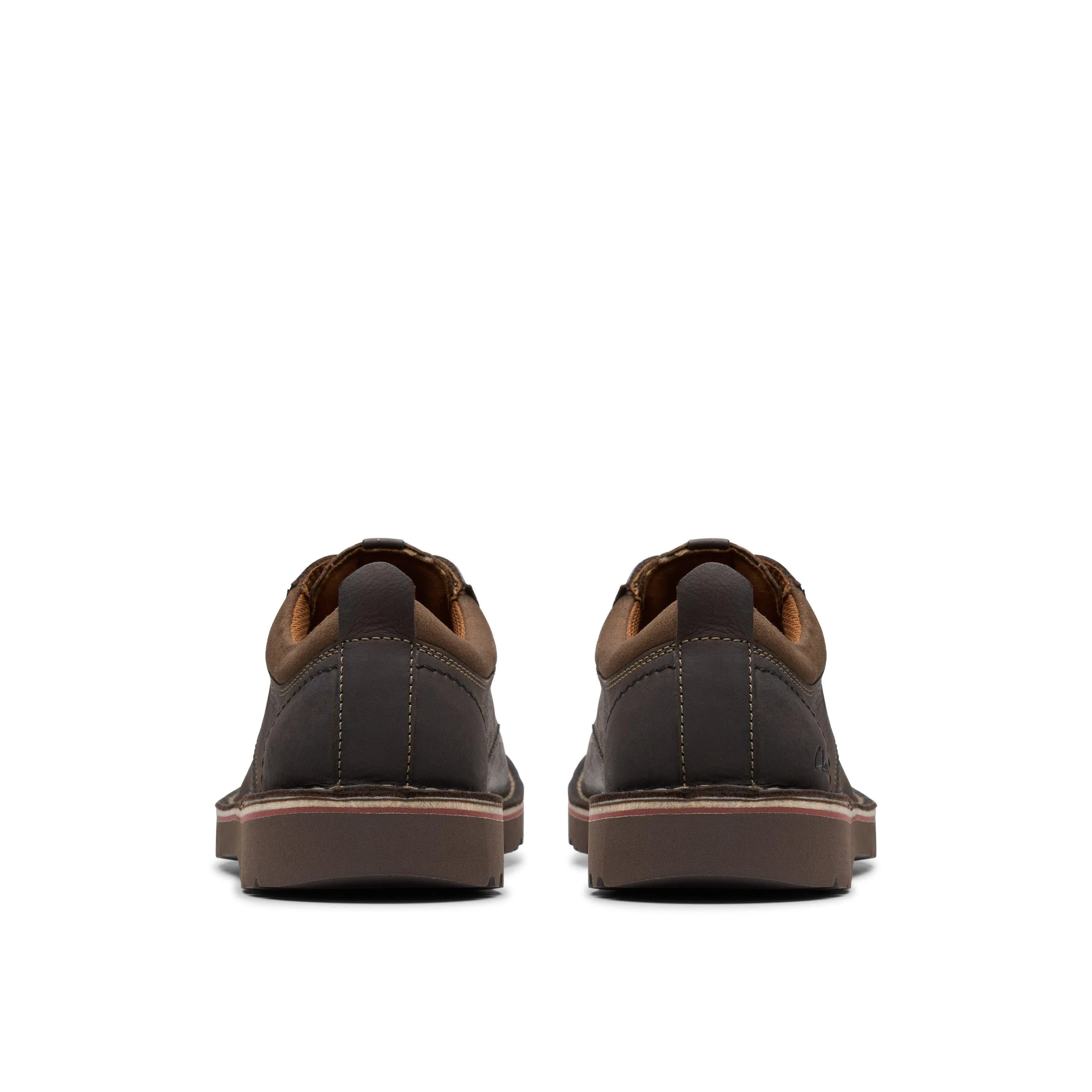 Clarks Eastridge Low in Brown Leather