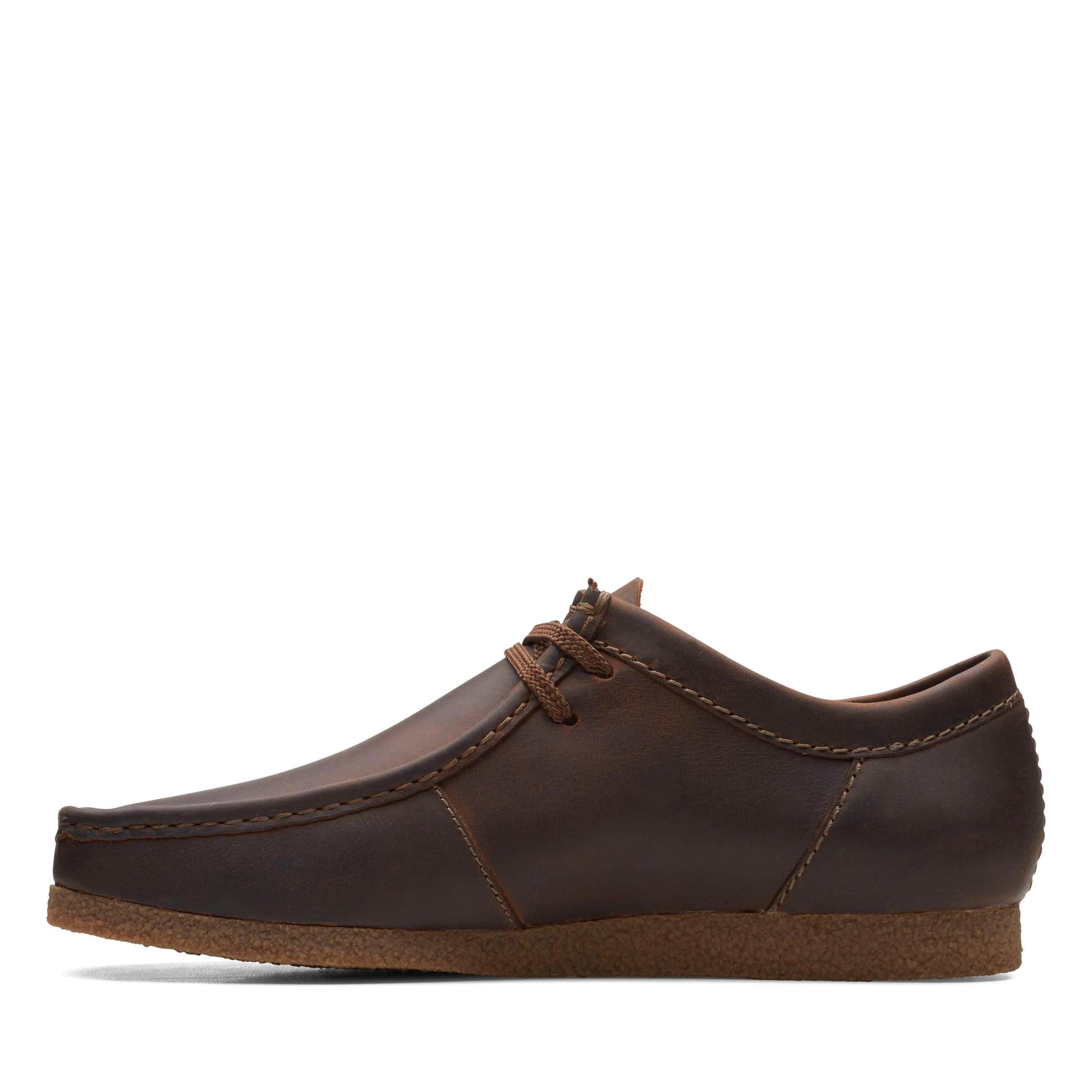 Clarks Shacre II Run in Brown Leather
