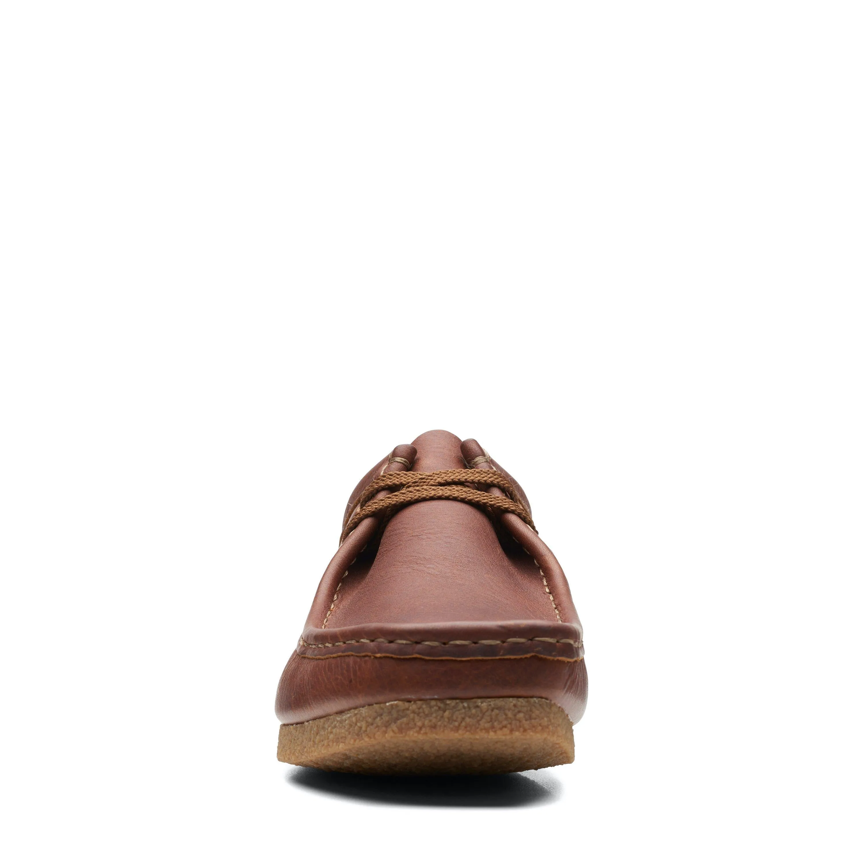 Clarks Shacre II Run in Brown Leather