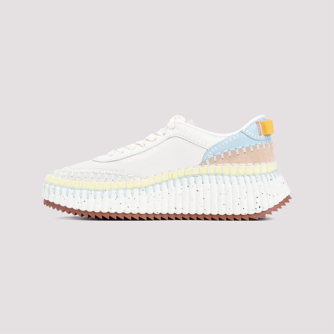 Cloudy Sky Calf Leather Nama Sneakers