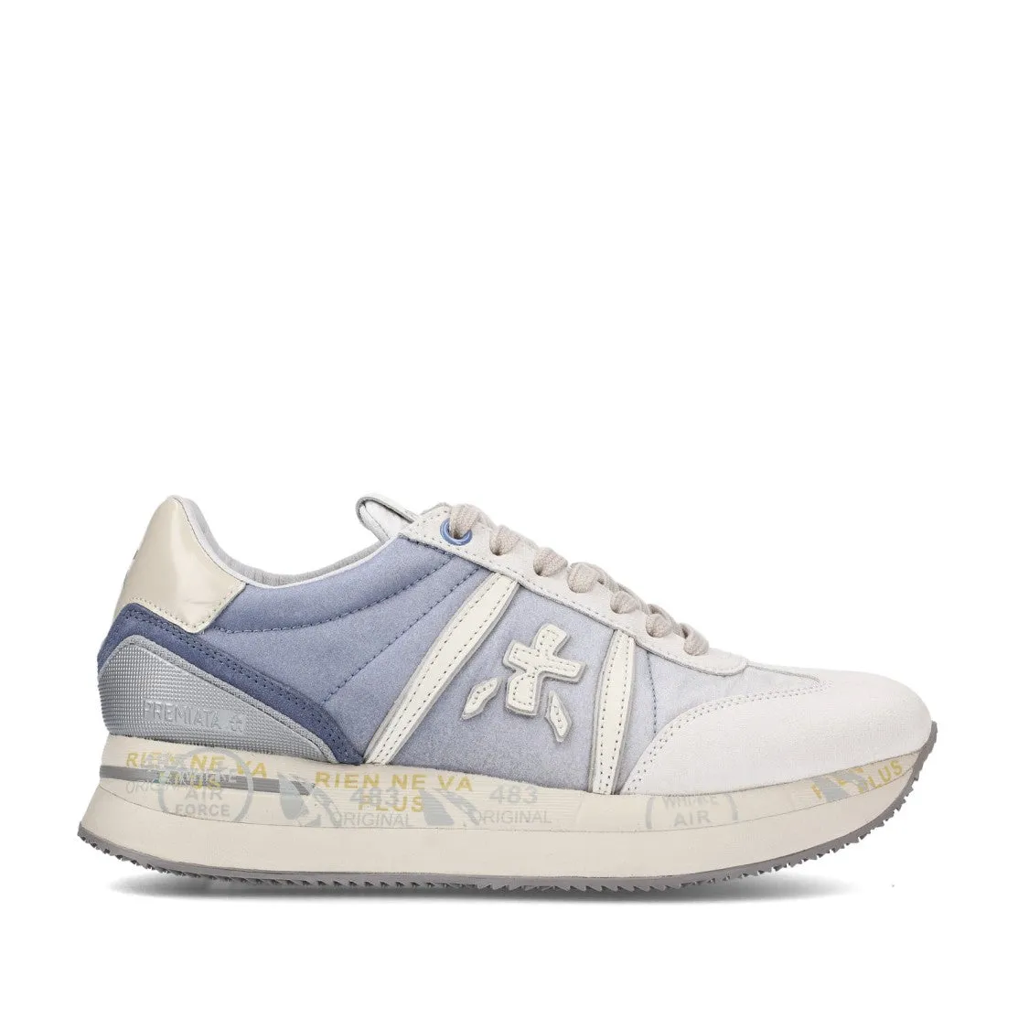 Conny Sneakers In White Suede