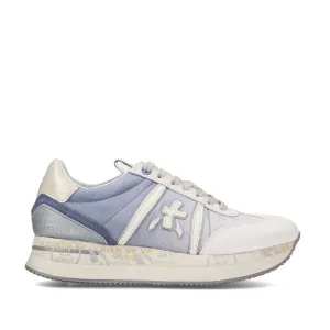 Conny Sneakers In White Suede