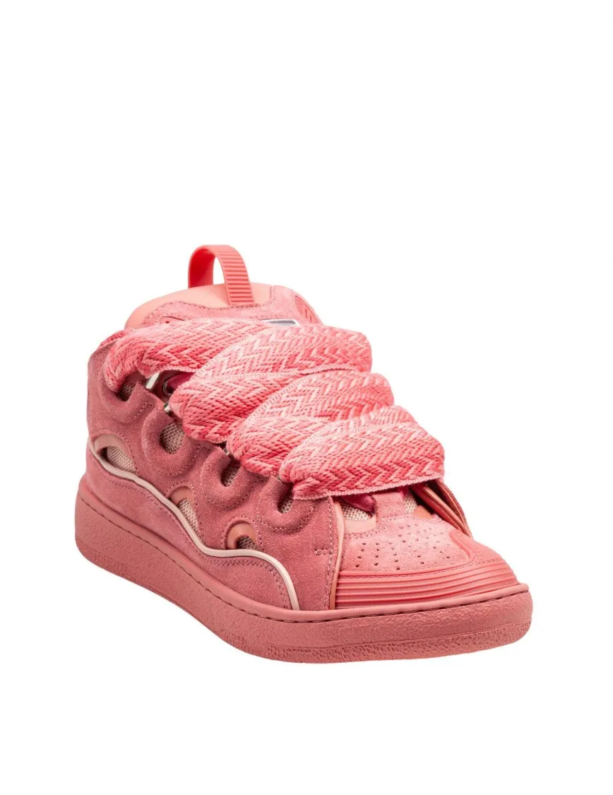 Curb Suede Sneakers Pink