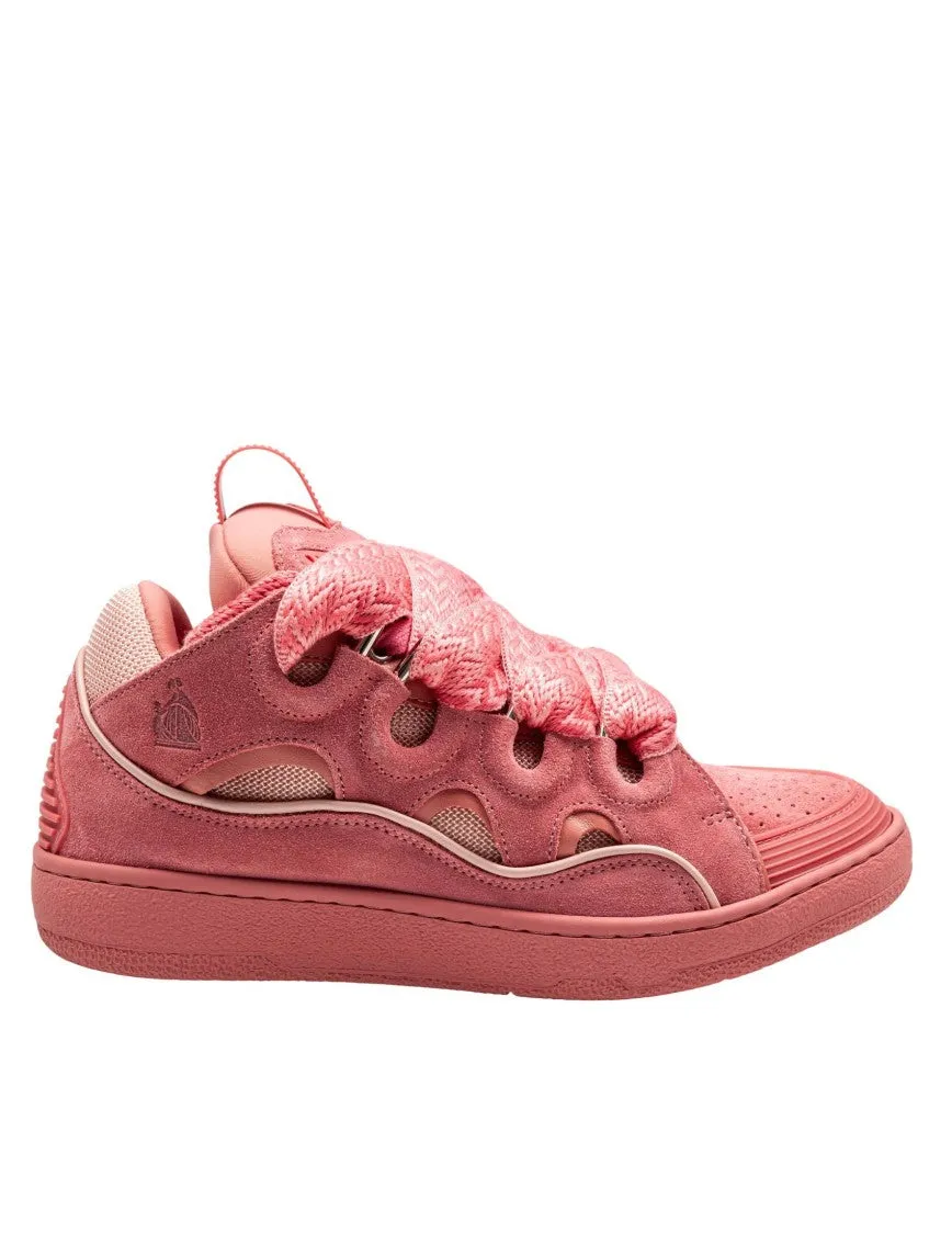 Curb Suede Sneakers Pink