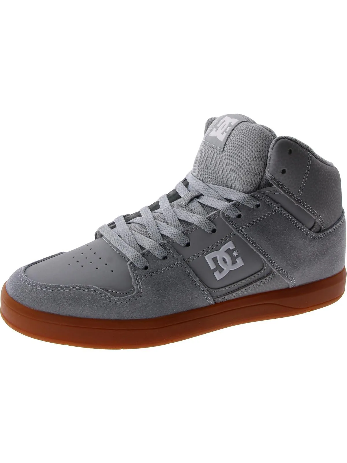 CURE HI Mens Faux Suede Lace up High-Top Sneakers