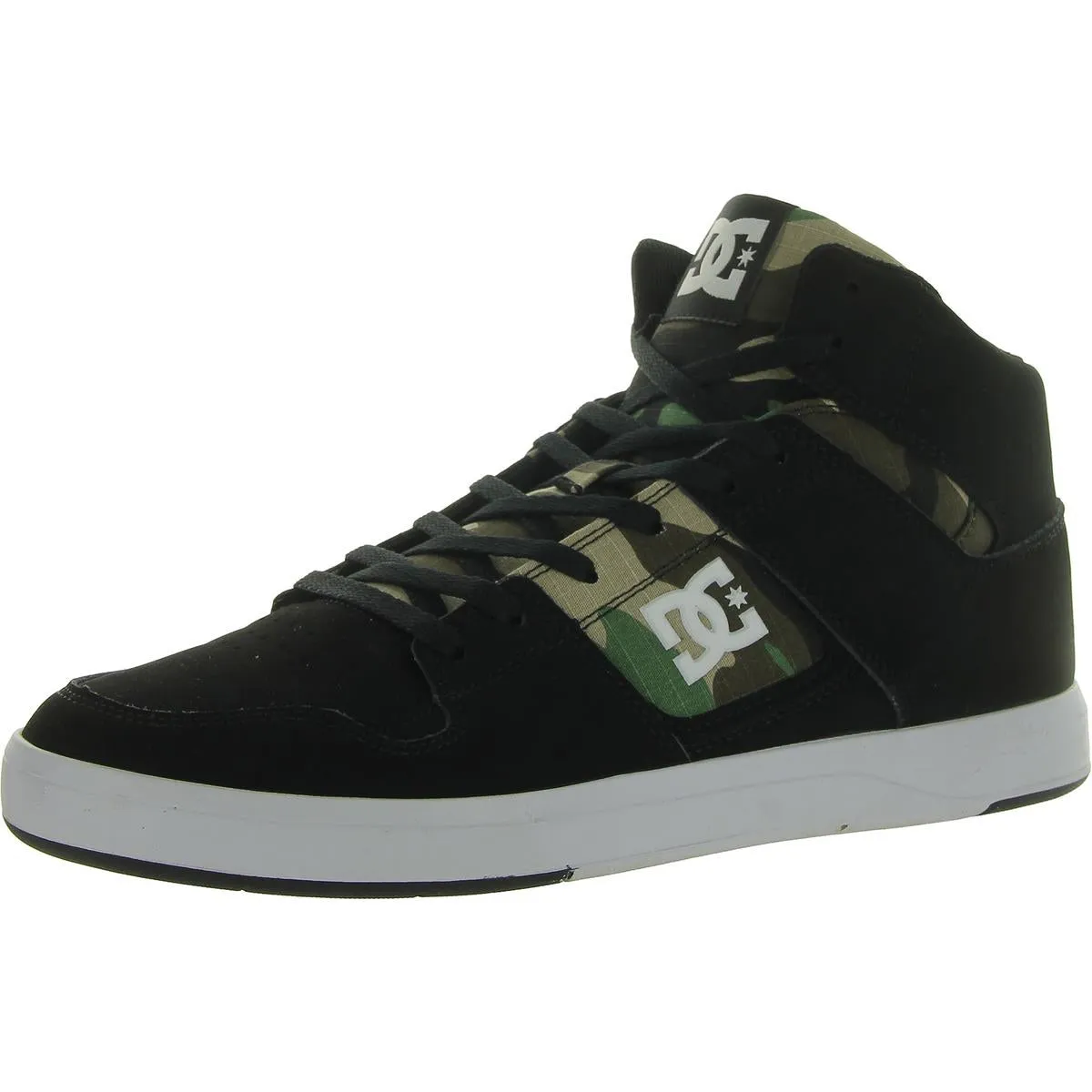 CURE HI Mens Faux Suede Lace up High-Top Sneakers