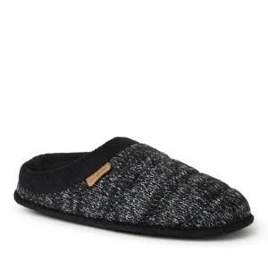 Dearfoams Mens Asher Marled Knit Clog