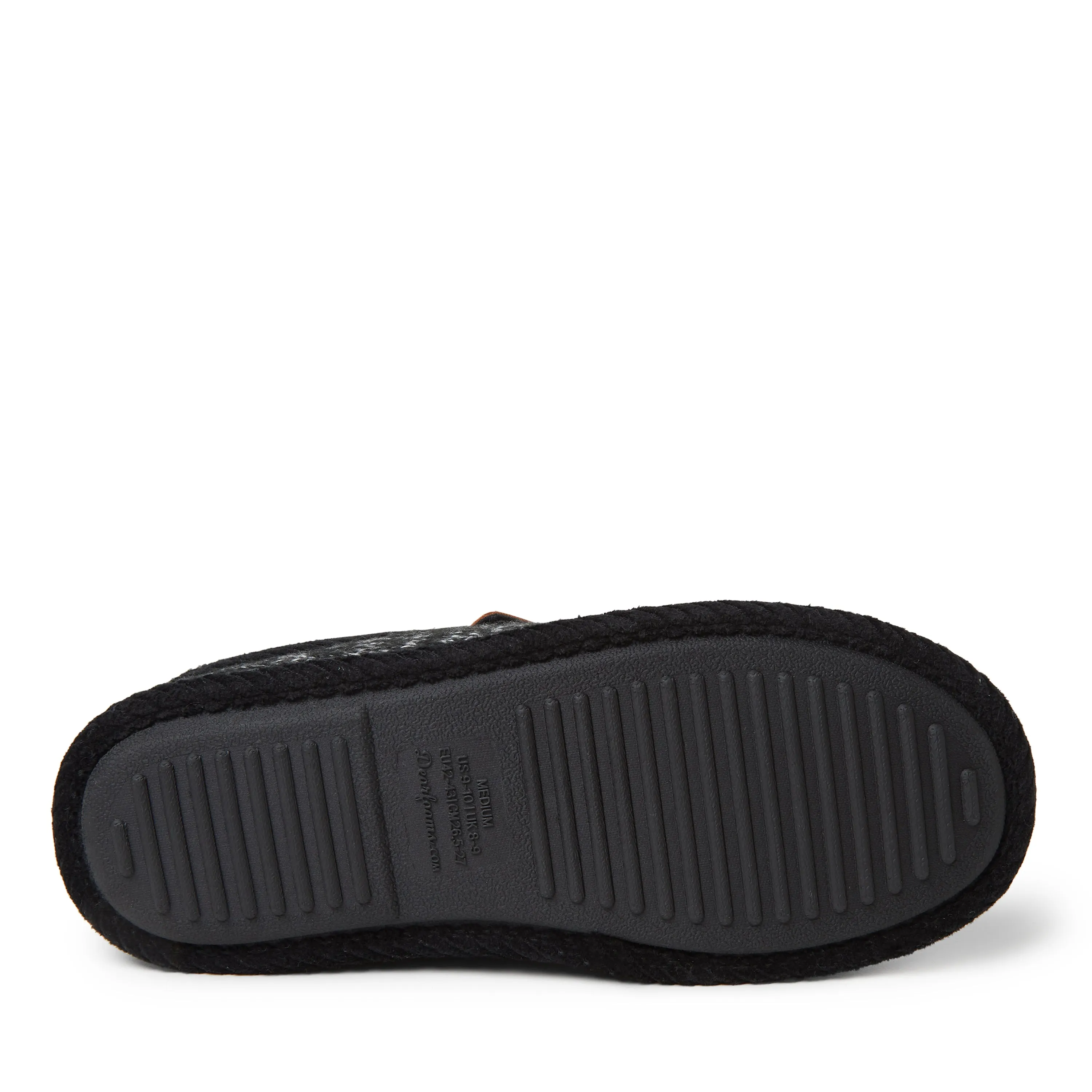 Dearfoams Mens Asher Marled Knit Clog
