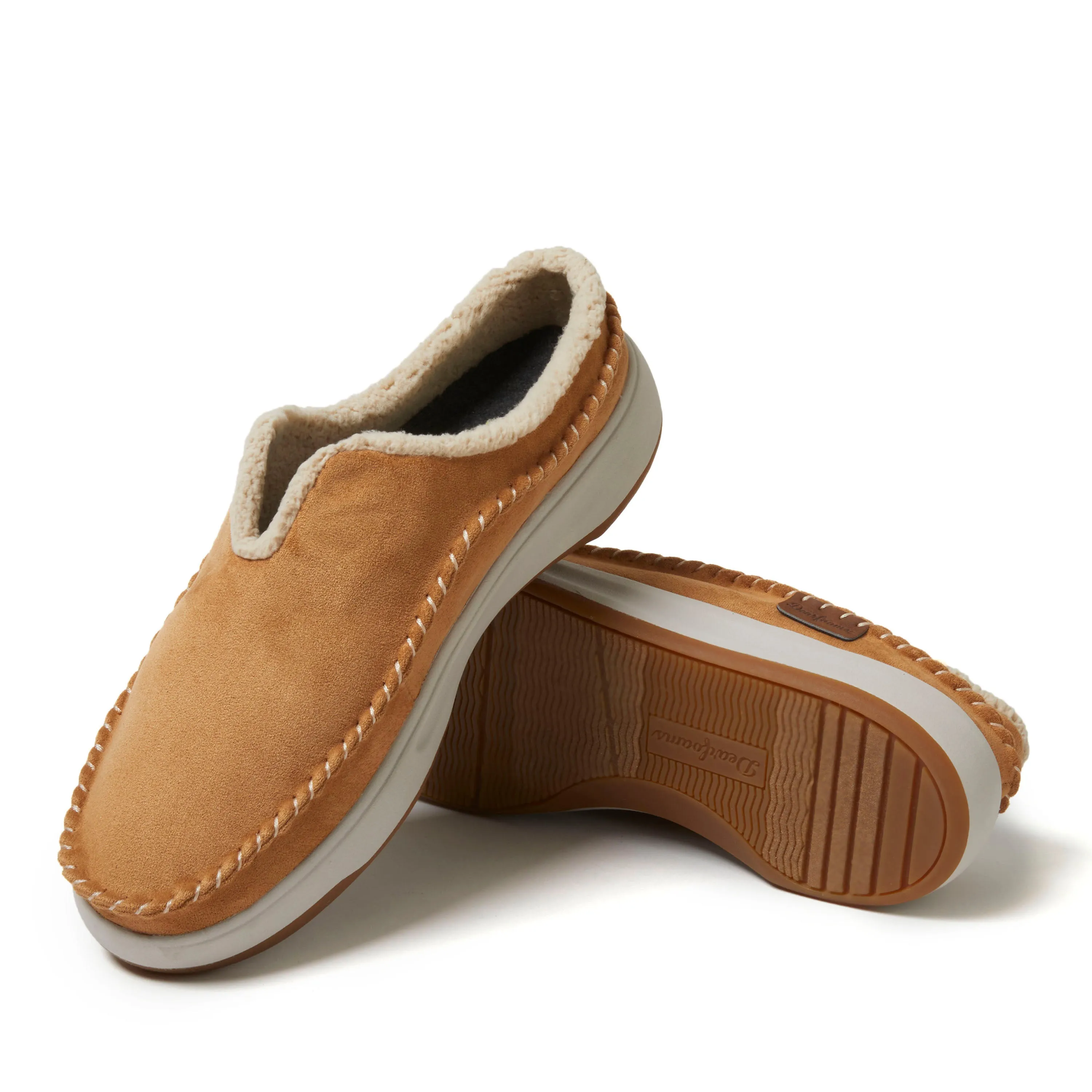 Dearfoams Men's Elm Water-Resistant Energy Return Split Top Clog