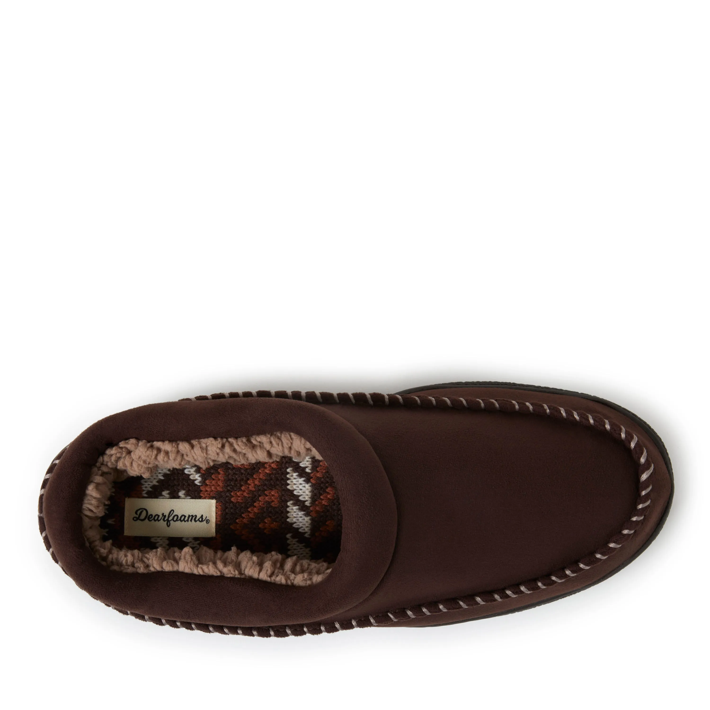 Dearfoams Men's Thompson Microsuede Clog