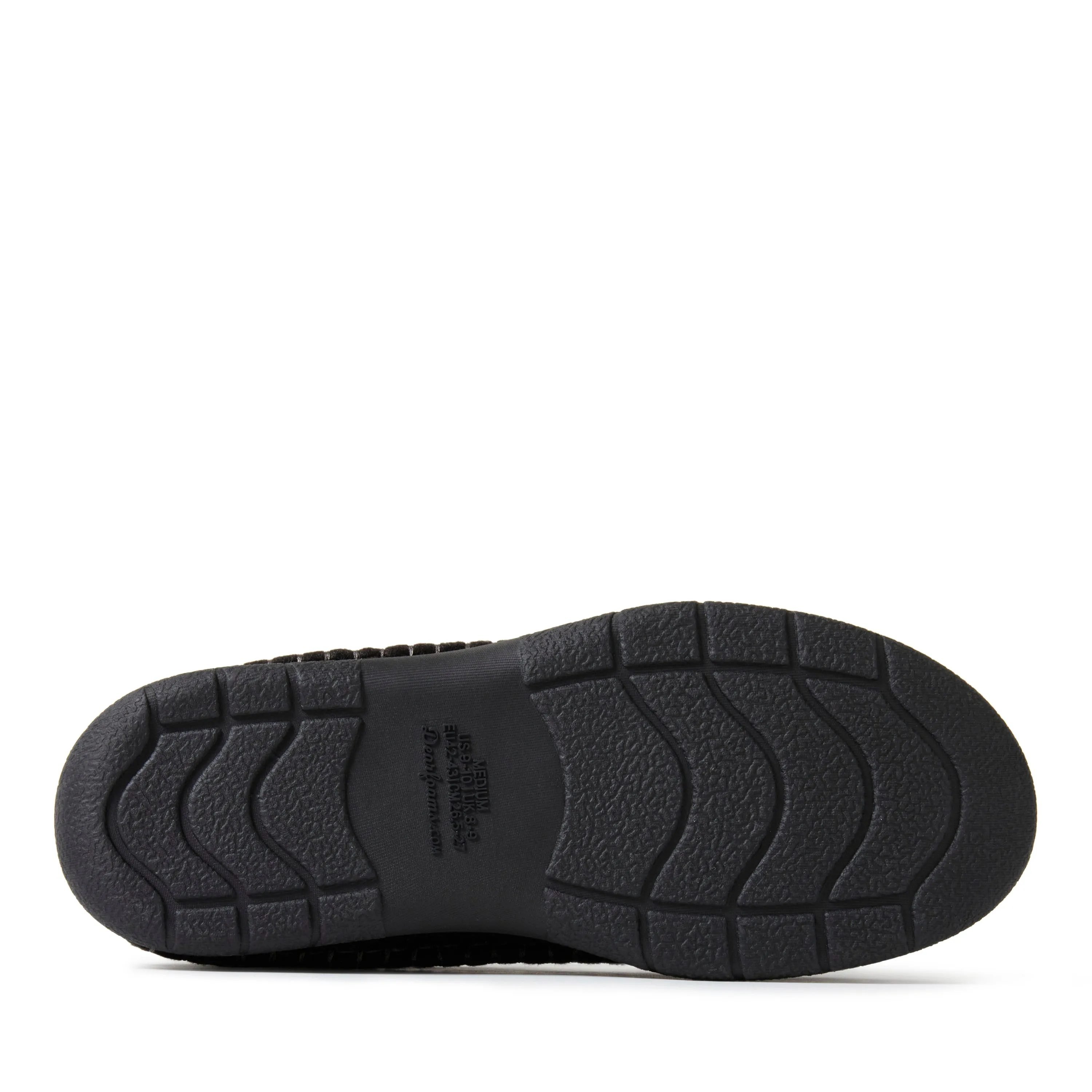 Dearfoams Mens Thompson Wool Blend Clog w/ Whipstitch