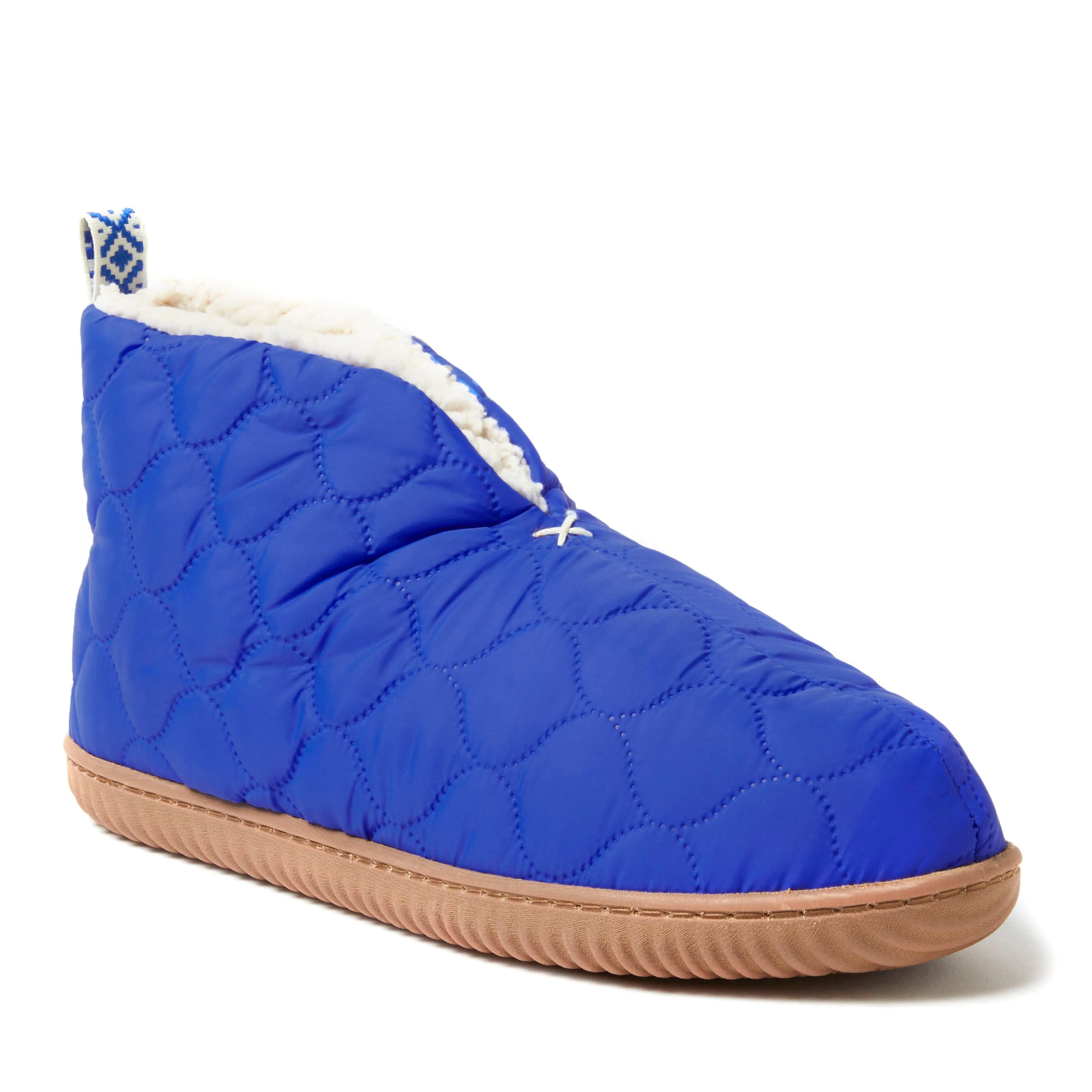 Dearfoams Men's Warm Up Bootie Slipper