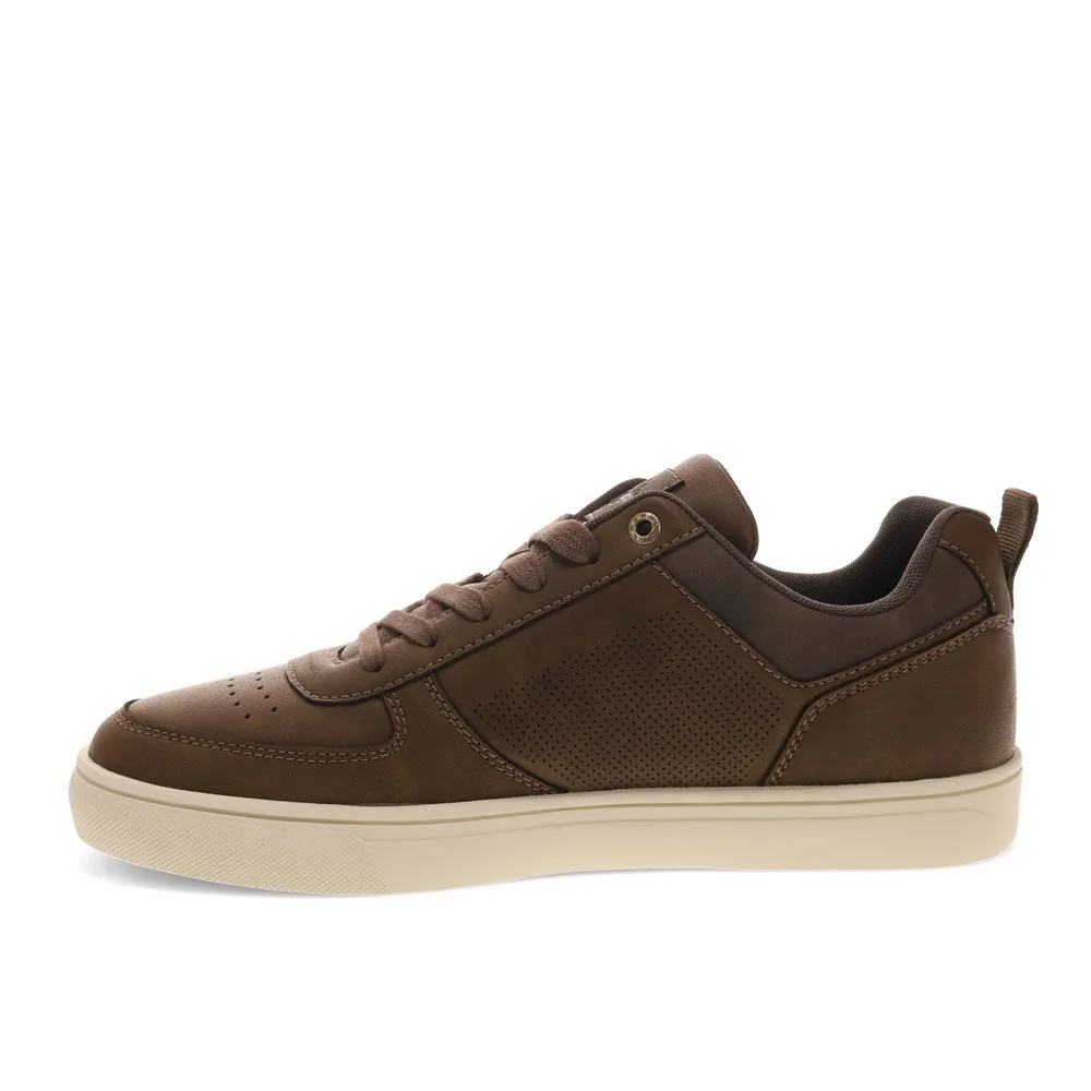 Dockers Mens Landon Synthetic Leather Casual Lace Up Sneaker Shoe