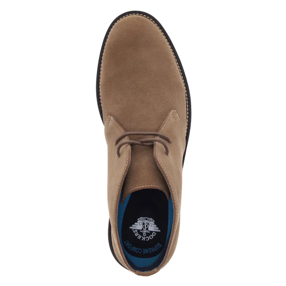 Dockers Mens Nigel Genuine Suede Dress Casual Lace Up Ankle Boot