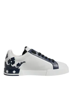 Dolce & Gabbana blue Crown Low Top Men Sneakers Men's Shoes (Pre-Owned)