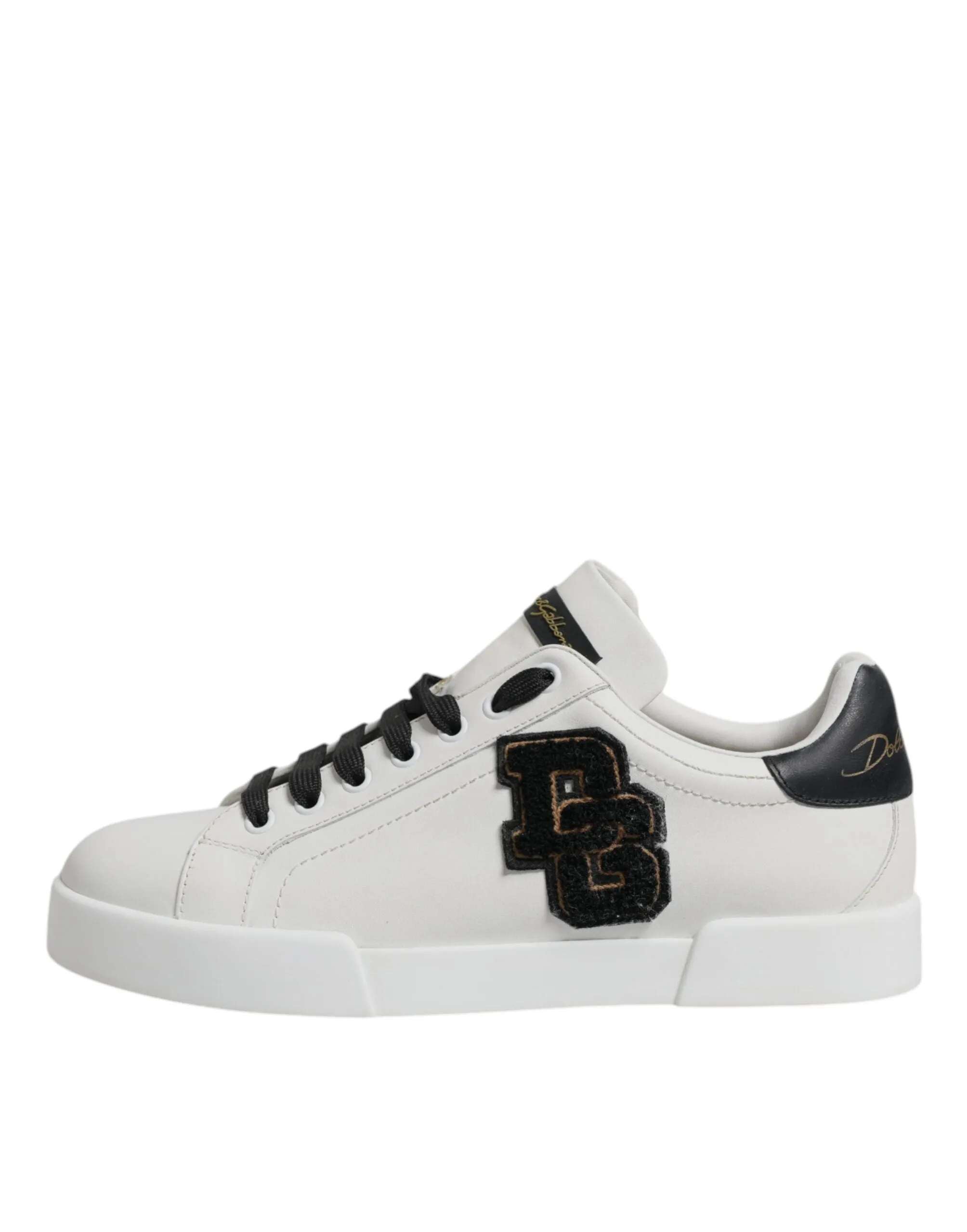 Dolce & Gabbana Leather DG Logo Low Top Sneakers Men's Shoes (Pre-Owned)