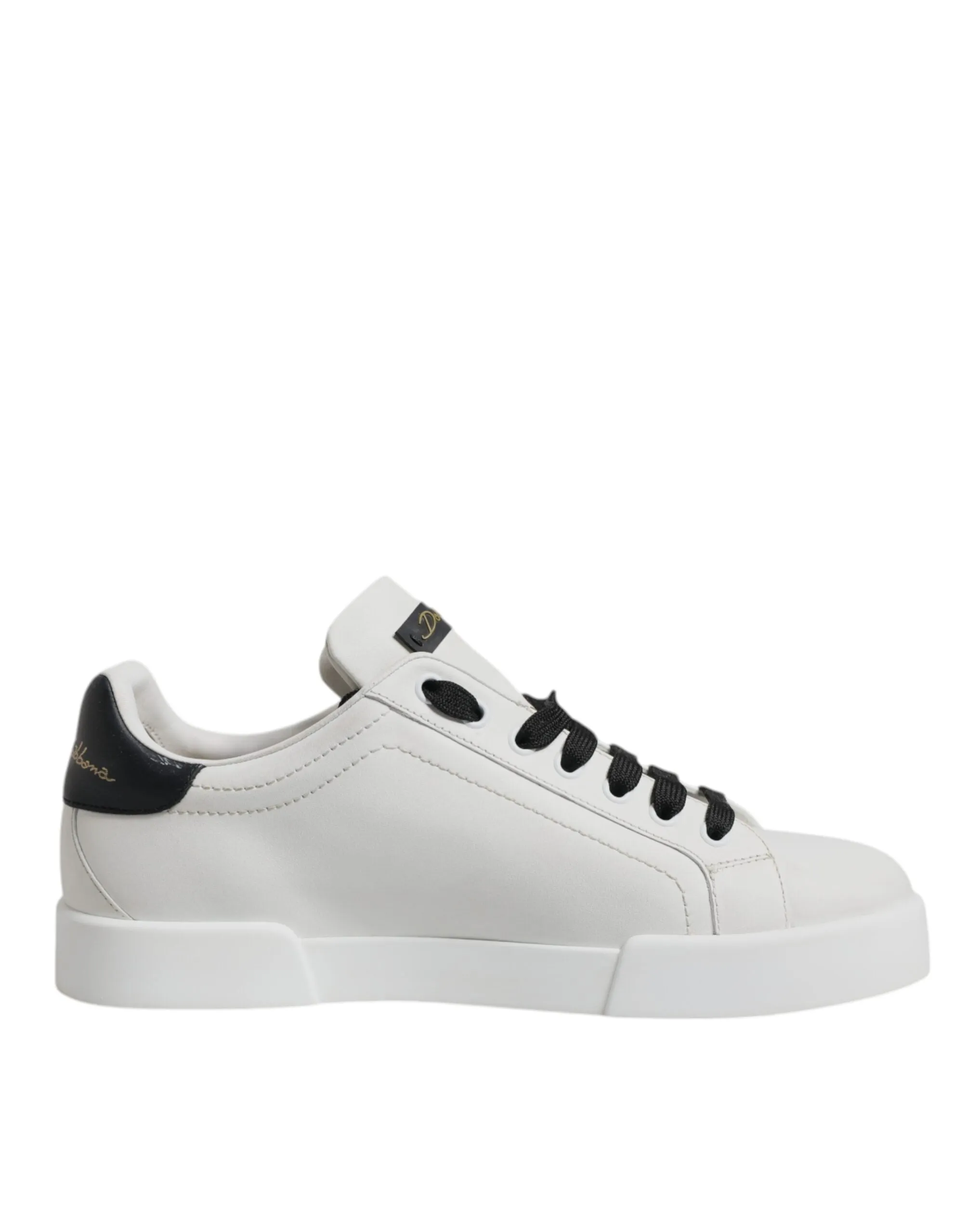 Dolce & Gabbana Leather DG Logo Low Top Sneakers Men's Shoes (Pre-Owned)
