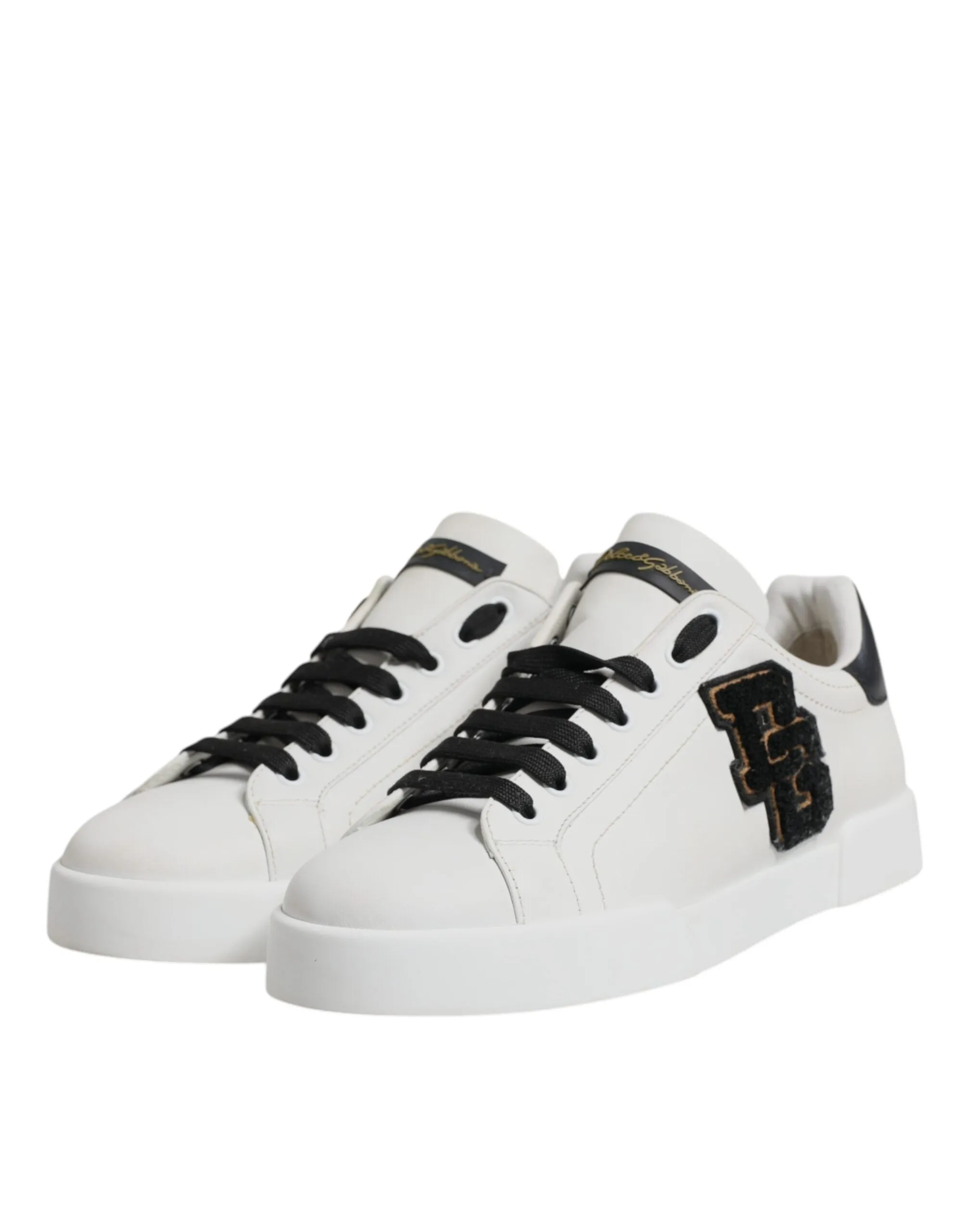 Dolce & Gabbana Leather DG Logo Low Top Sneakers Men's Shoes (Pre-Owned)