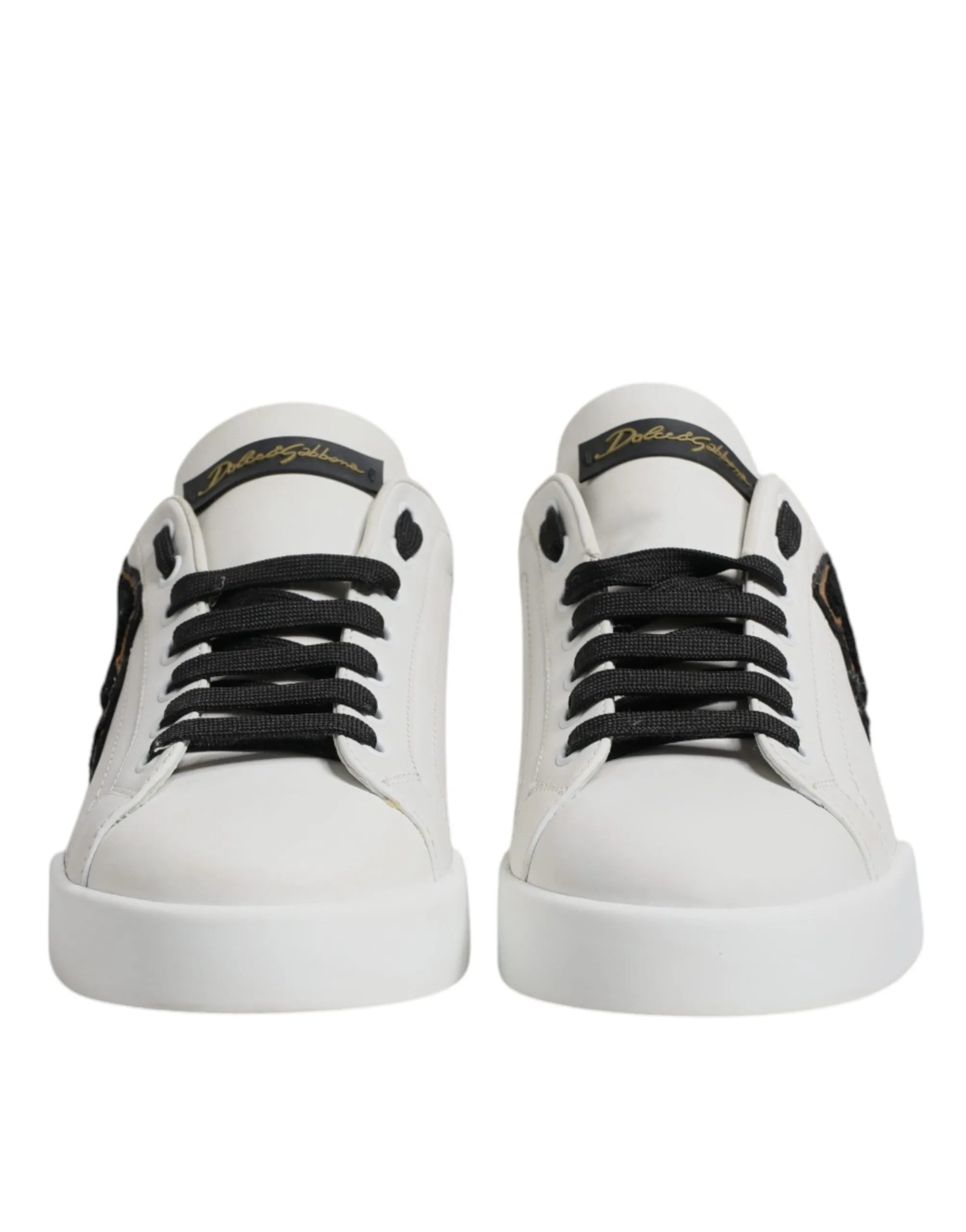 Dolce & Gabbana Leather DG Logo Low Top Sneakers Men's Shoes (Pre-Owned)