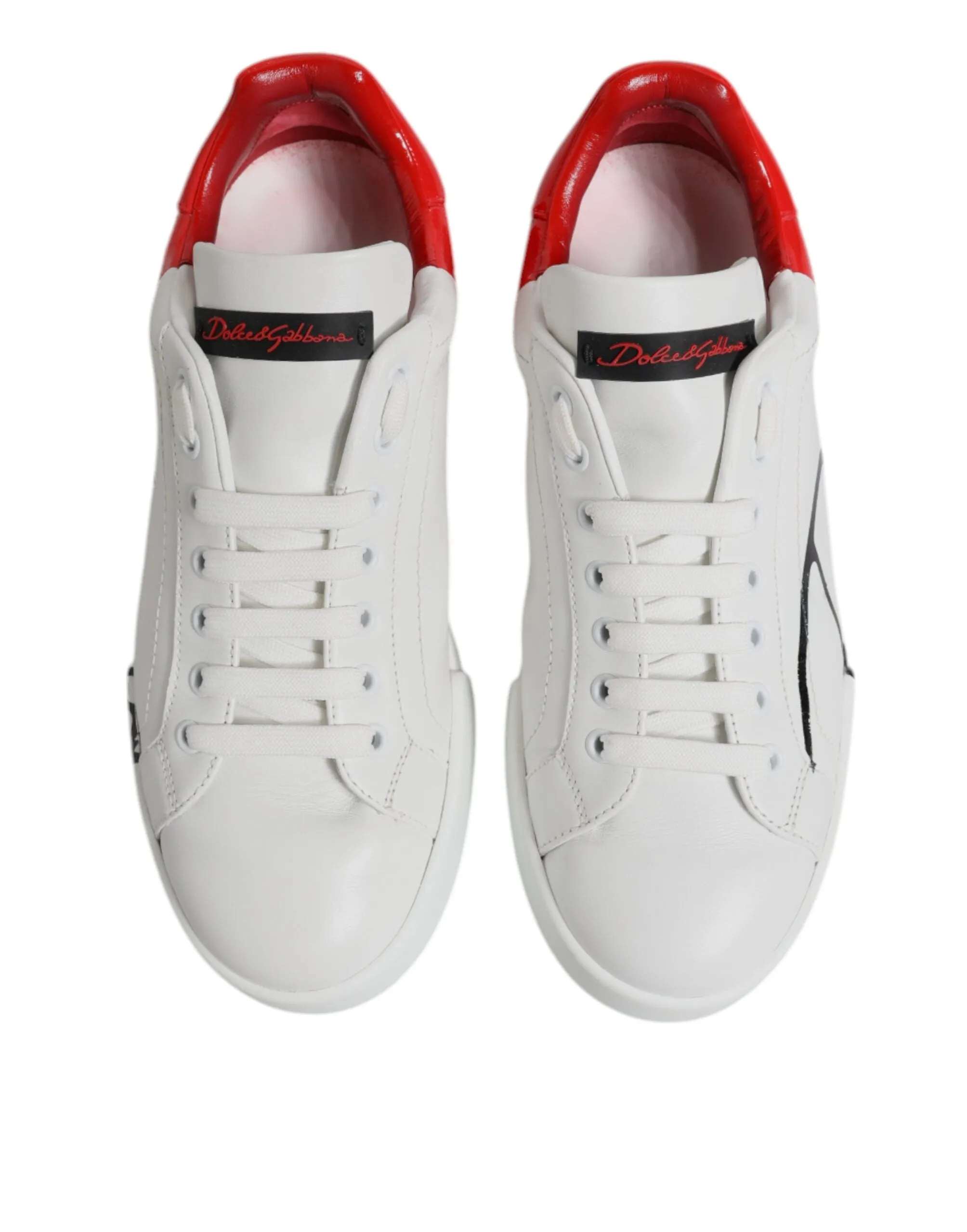 Dolce & Gabbana  Leather Low Top Men Sneakers Men's Shoes (Pre-Owned)