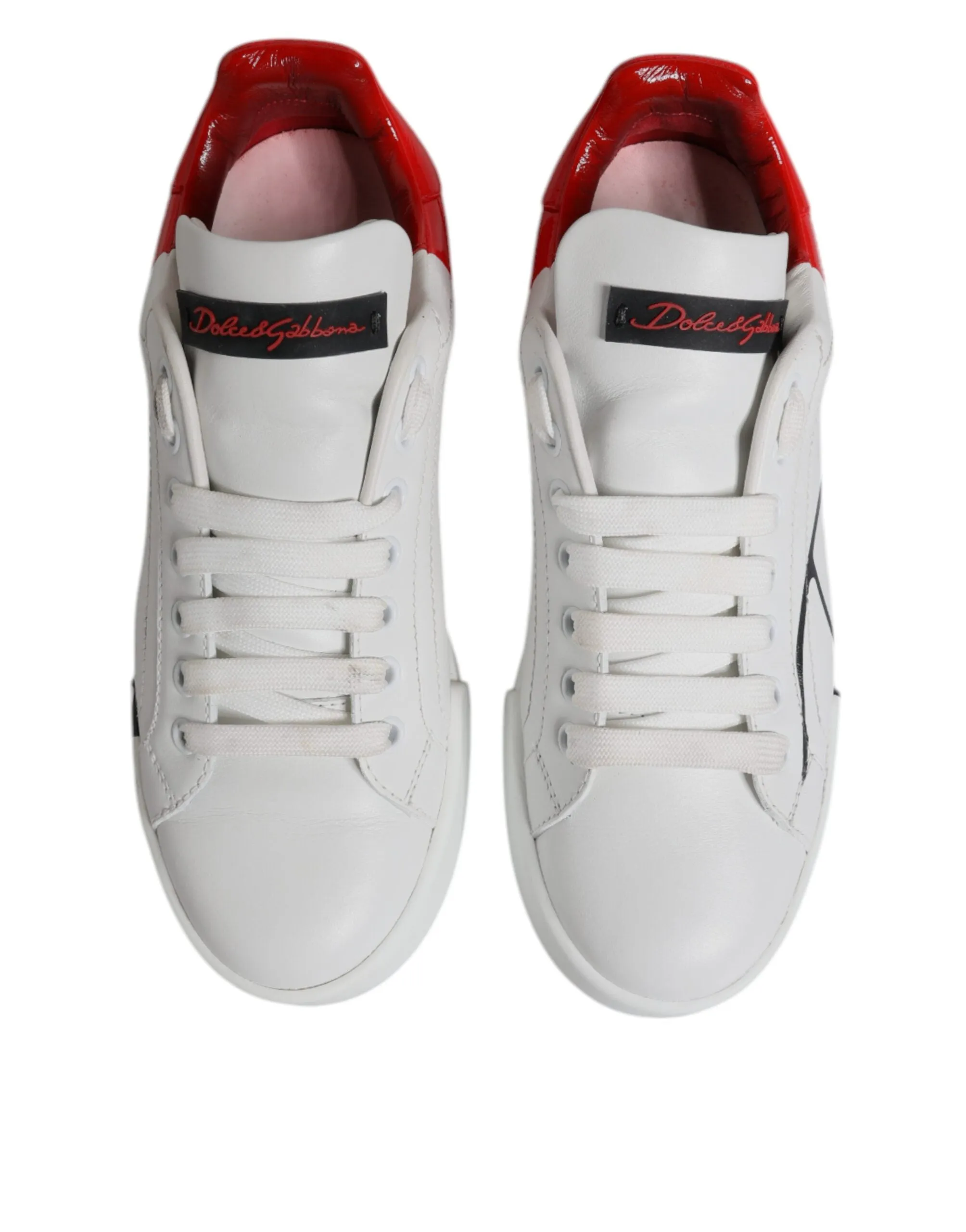 Dolce & Gabbana  Leather Low Top Men Sneakers Men's Shoes (Pre-Owned)