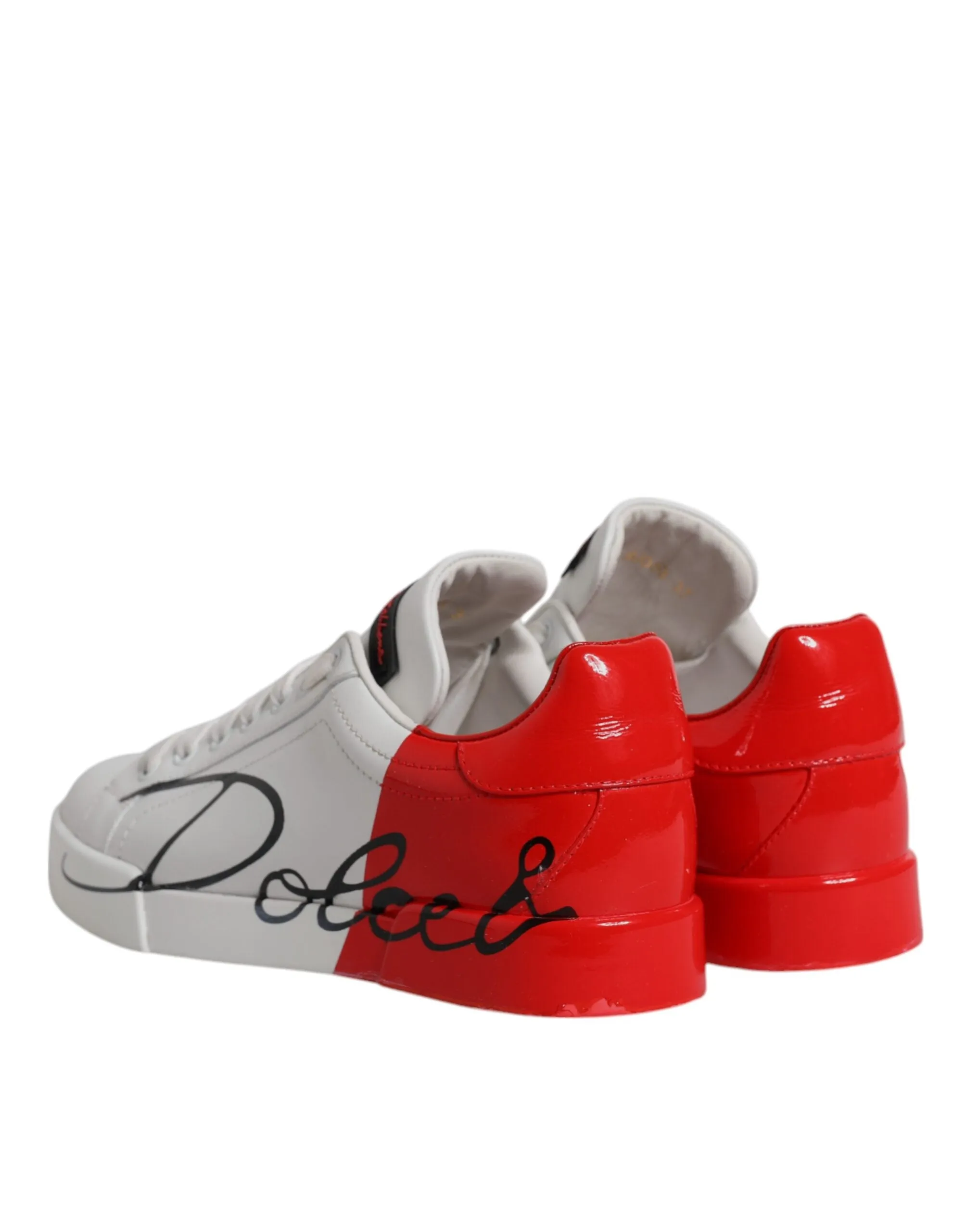 Dolce & Gabbana  Leather Low Top Men Sneakers Men's Shoes (Pre-Owned)