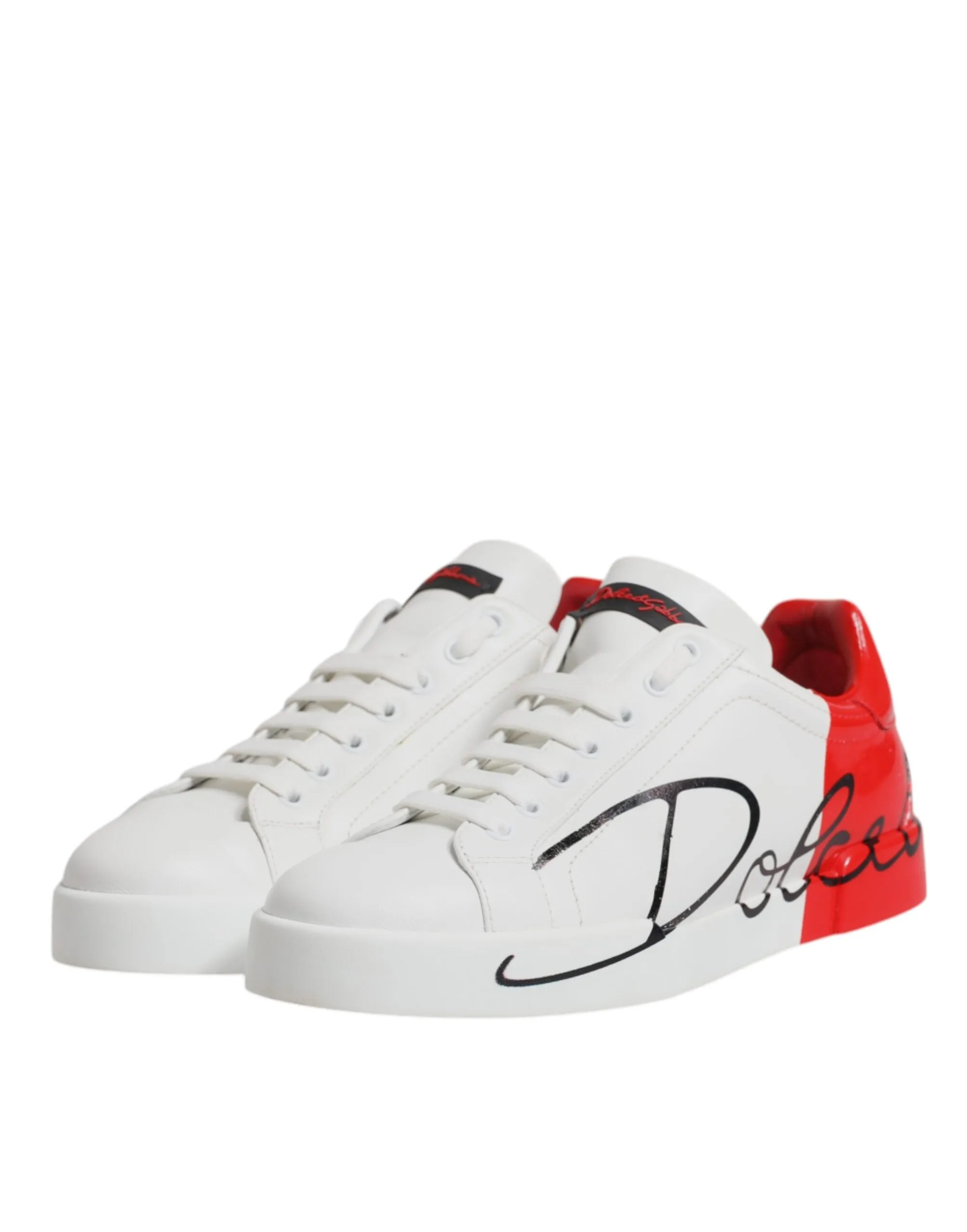 Dolce & Gabbana  Leather Low Top Men Sneakers Men's Shoes (Pre-Owned)