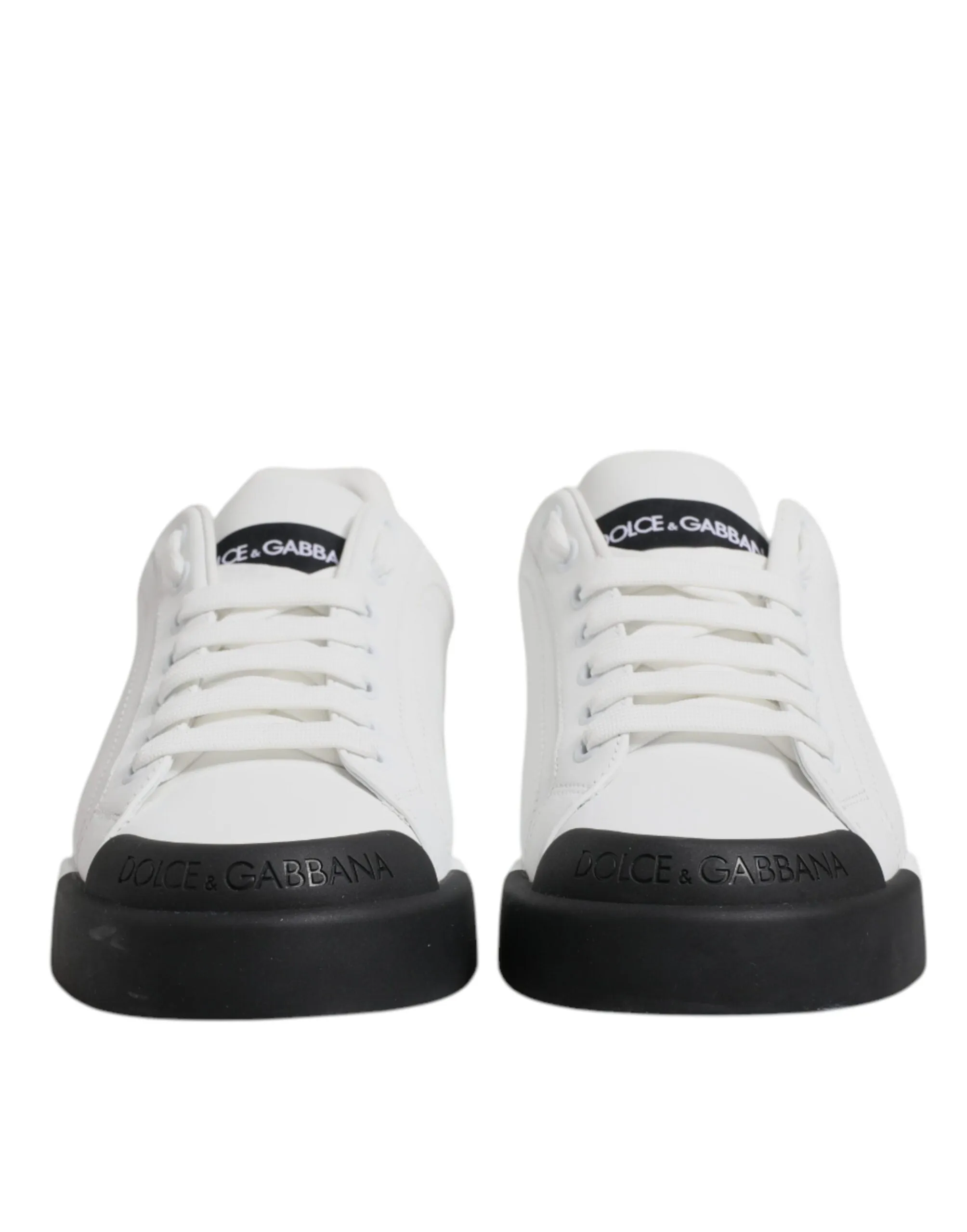 Dolce & Gabbana  Leather Low Top Sneakers Men's Shoes (Pre-Owned)