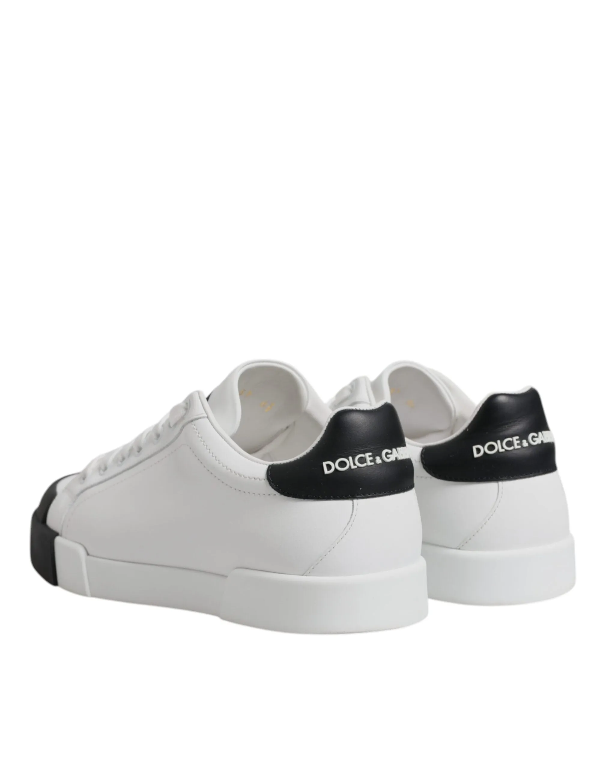 Dolce & Gabbana  Leather Low Top Sneakers Men's Shoes (Pre-Owned)