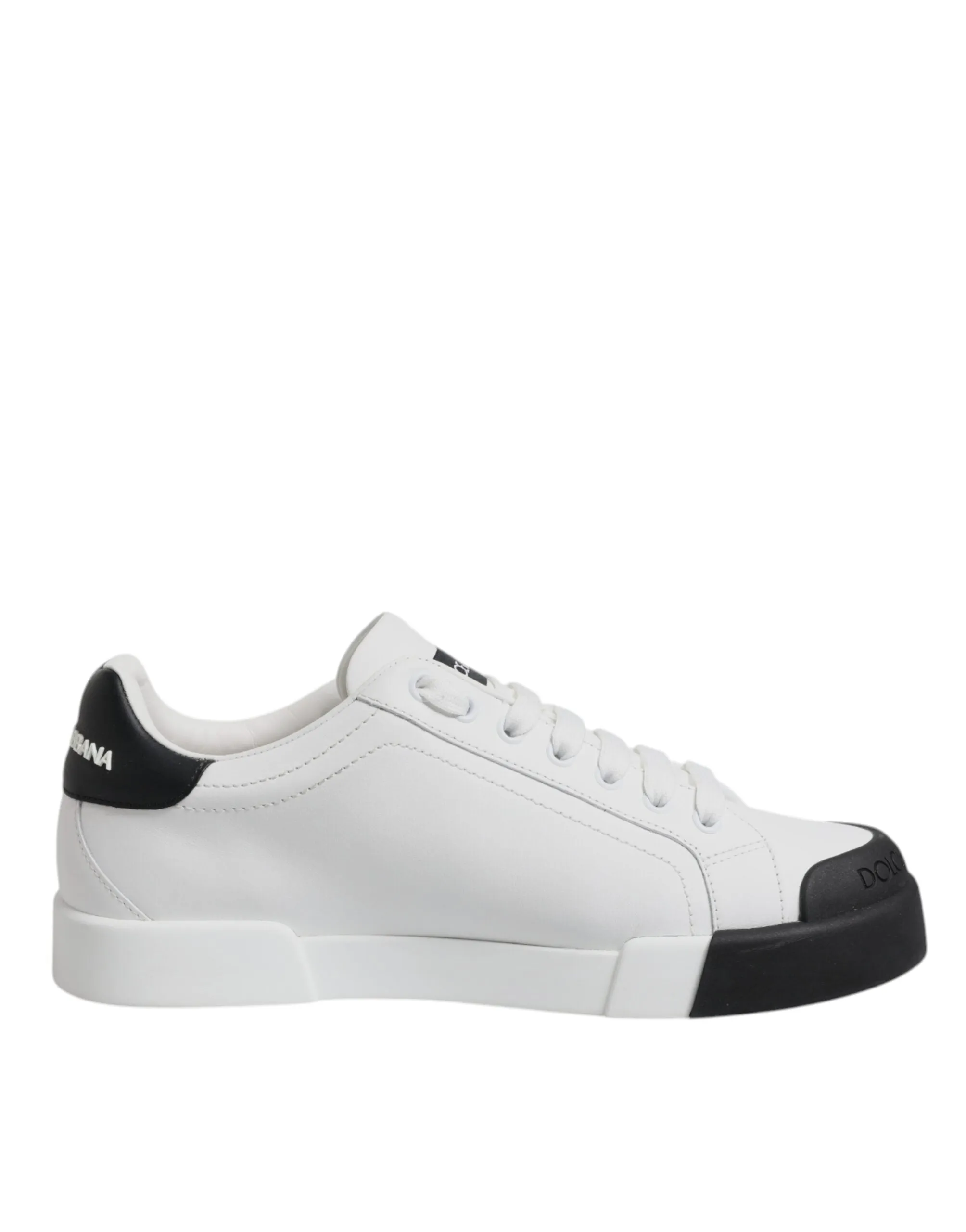 Dolce & Gabbana  Leather Low Top Sneakers Men's Shoes (Pre-Owned)